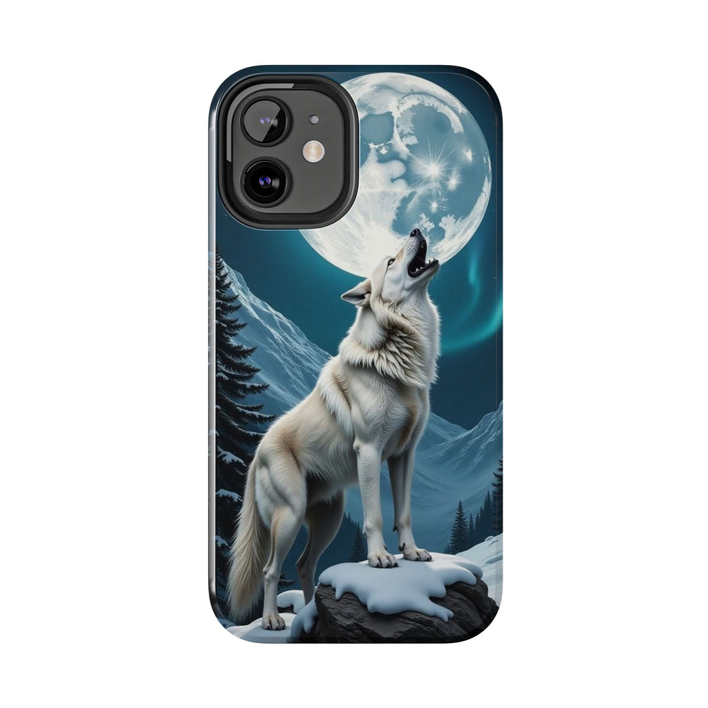 Howling Wolf Theme Phone Cases for iPhones & Samsung Phones