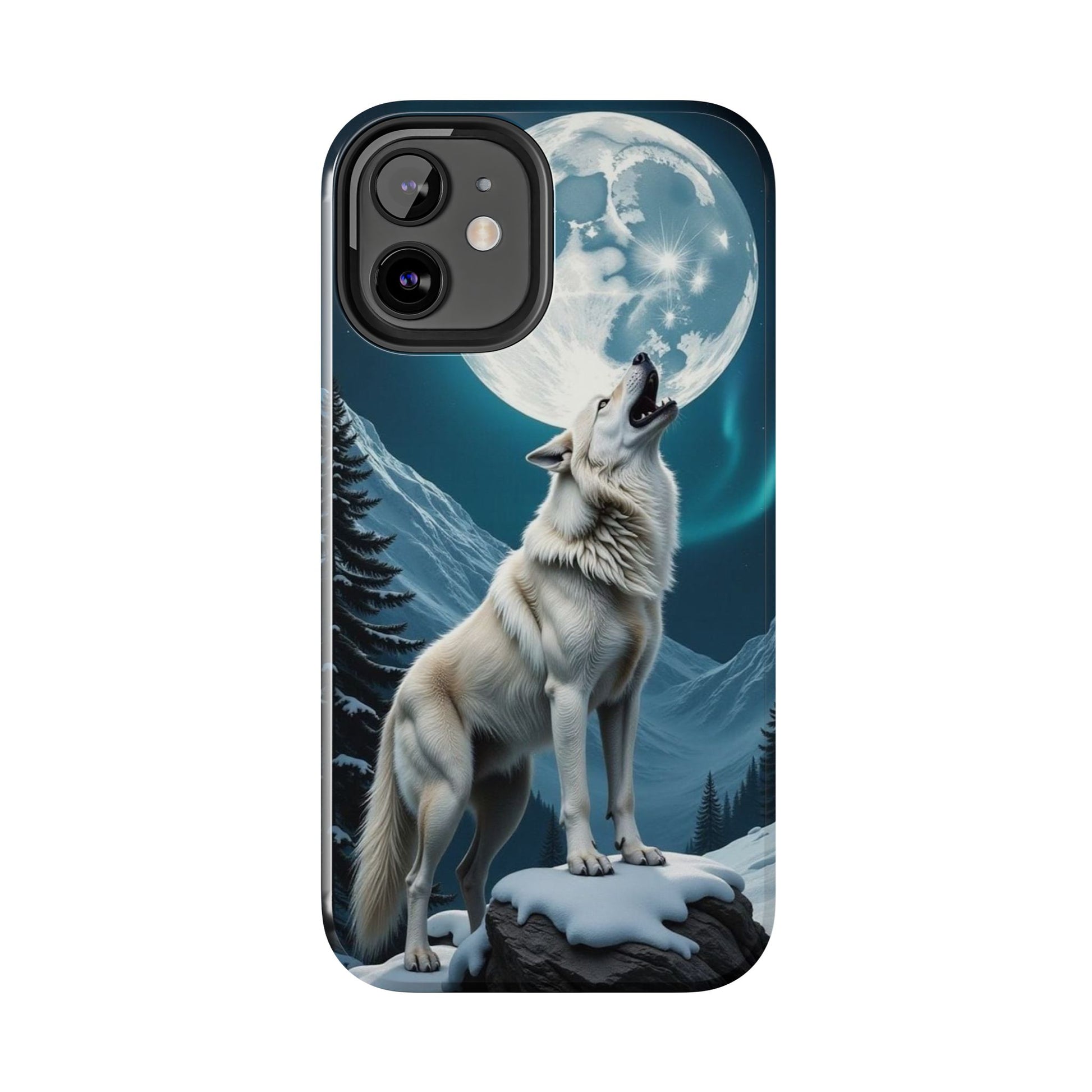 Howling Wolf Theme Phone Cases for iPhones & Samsung Phones