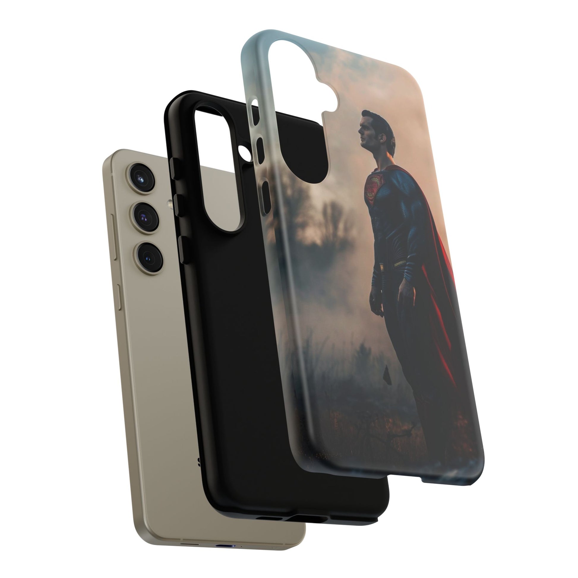 Henry Cavil Superman Tough Cases for iPhones, Samsung, and Pixel