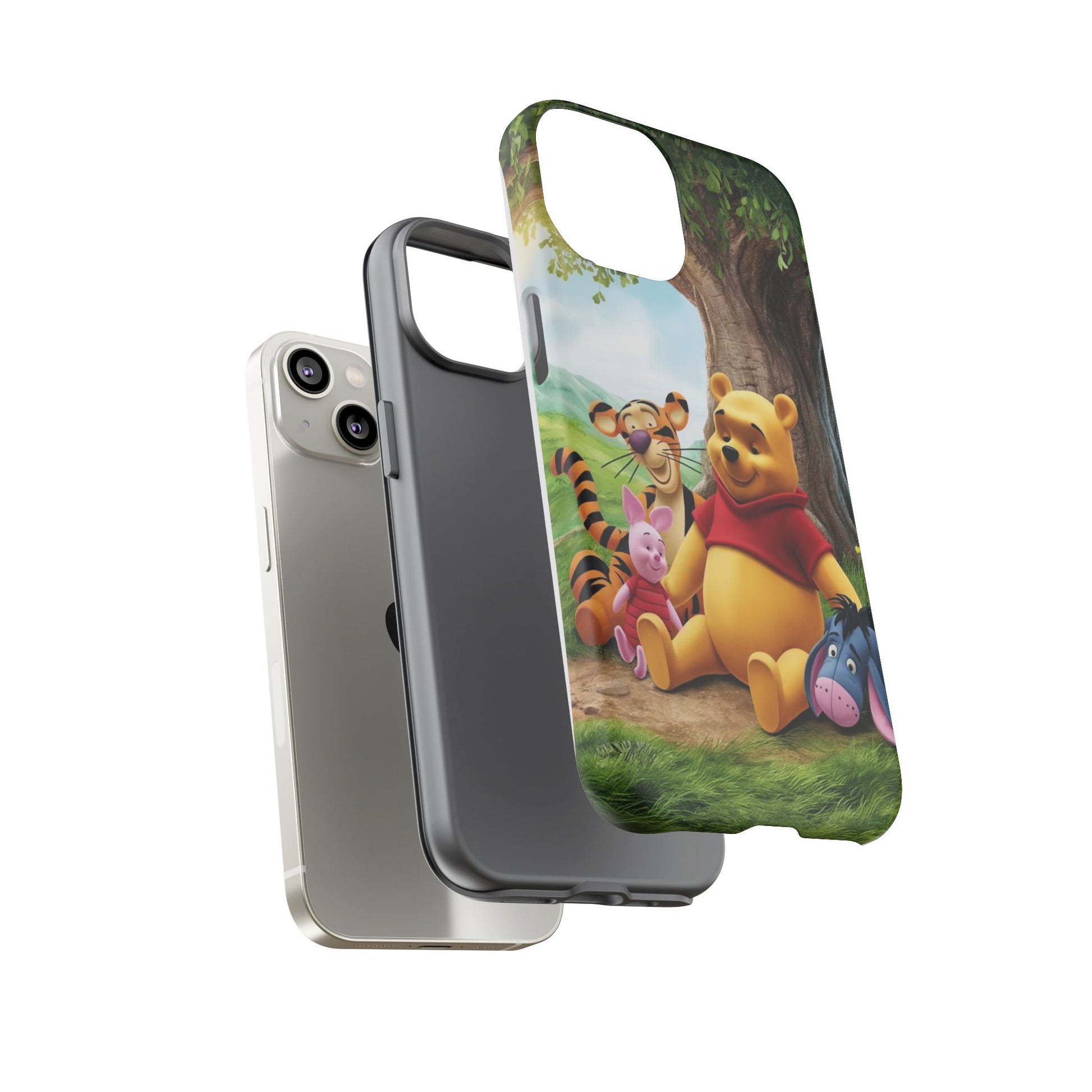 Cute Pooh Bear Phone Case, Tough Cases, Disney Phone for iPhones, Samsung, and Pixel