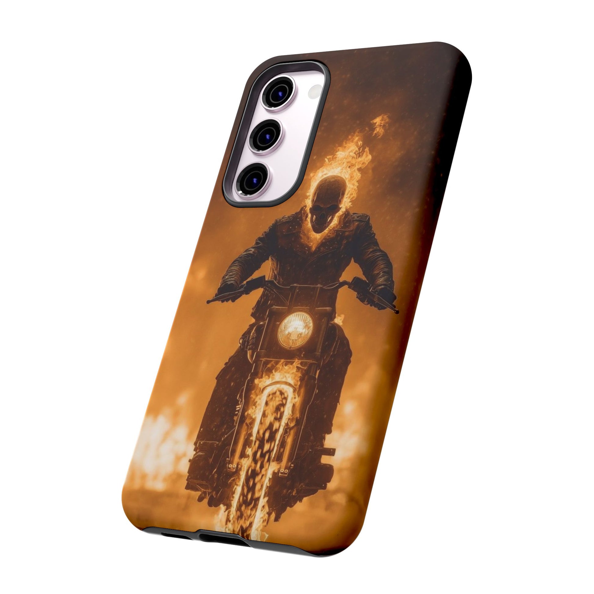 Marvel's Ghostrider Tough Cases for iPhones, Samsung, and Pixel