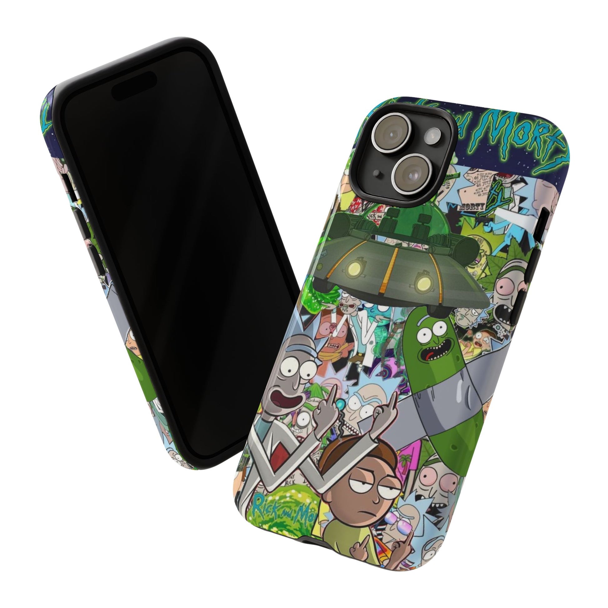 Rick and Morty Phone Case, Tough Cases for iPhones, Samsung, and Pixel