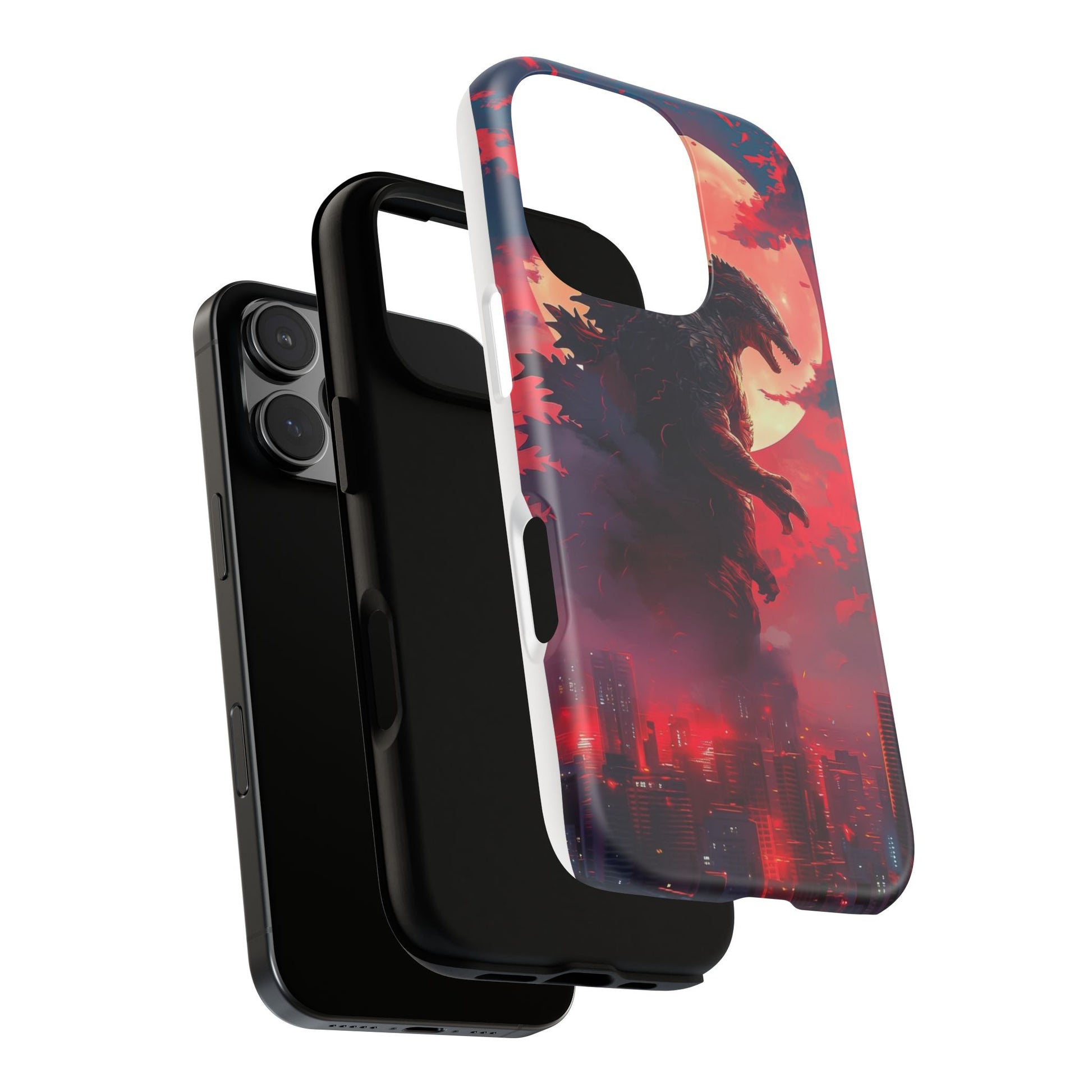 King of Monsters Godzilla Tough Phone Cases for iPhones, Samsung, and Pixel