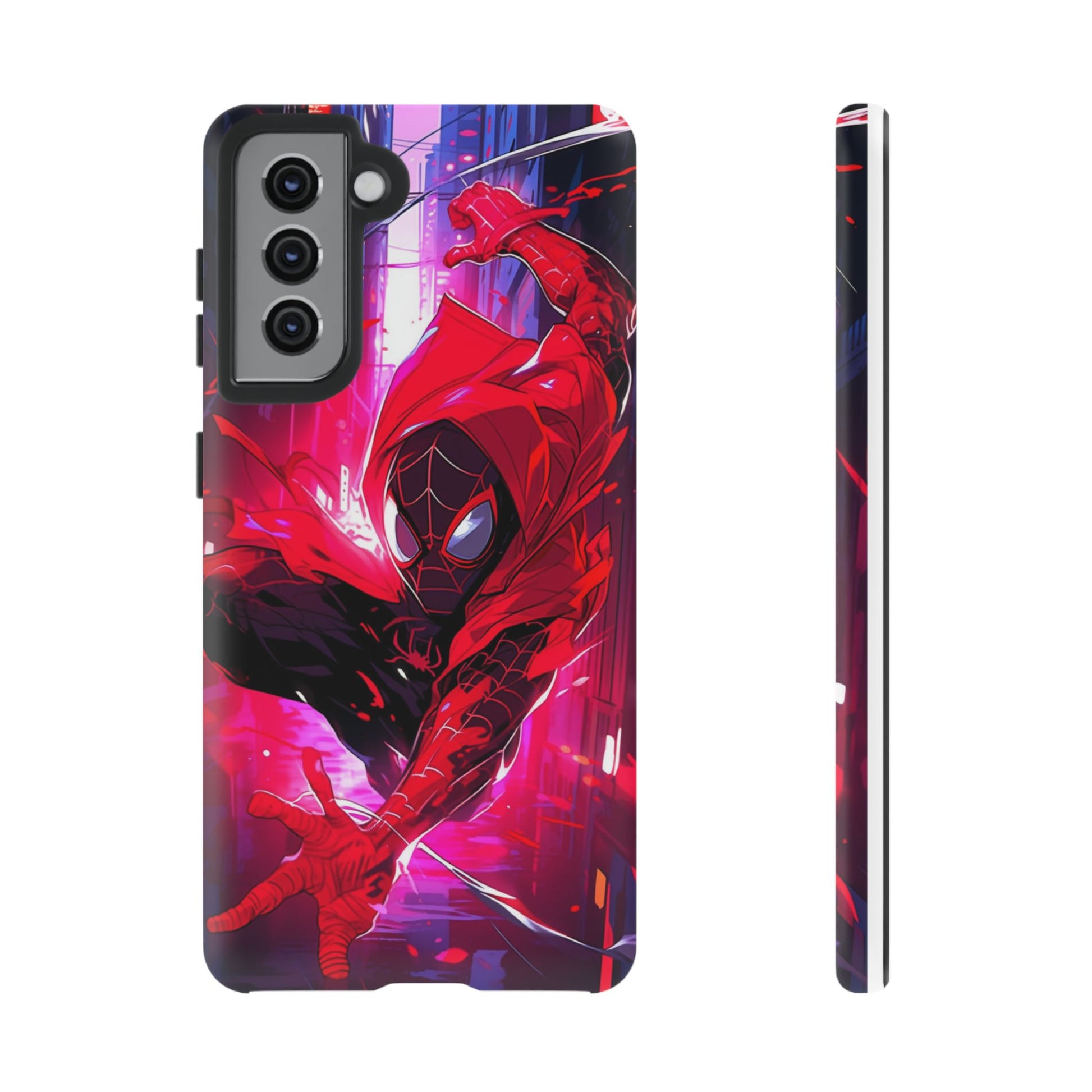 Miles Morales Spiderman Phone Case, Tough Cases for iPhones, Samsung, and Pixel