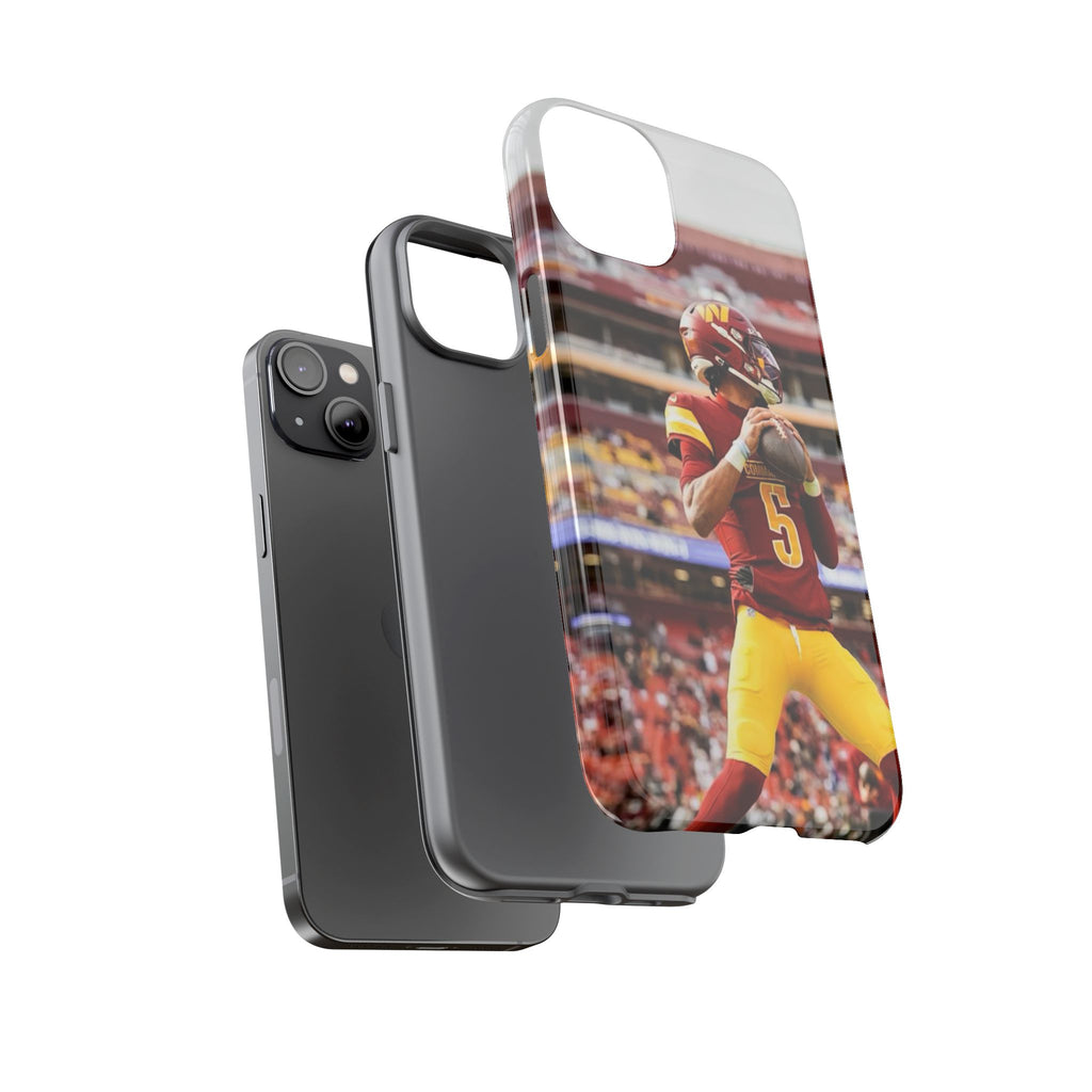 Jayden Daniels Washington Football Tough Cases for iPhones, Samsung, and Pixel