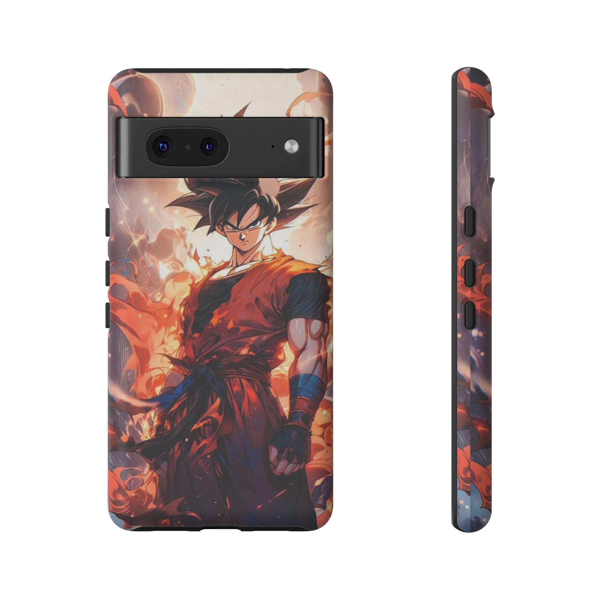 Anime Manga Dragon Ball Z Goku Tough Cases for iPhones, Samsung, and Pixel