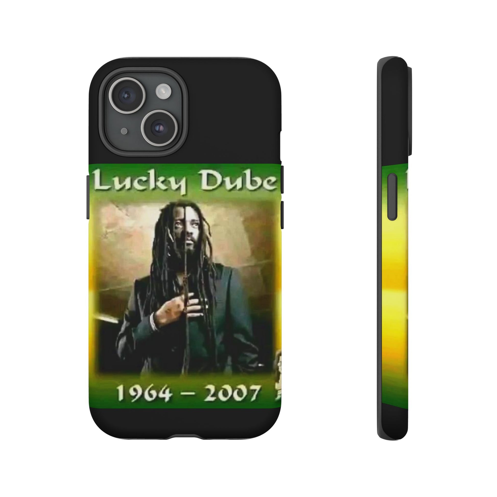 Lucky Dube Tough Cases for iPhones, Samsung, and Pixel