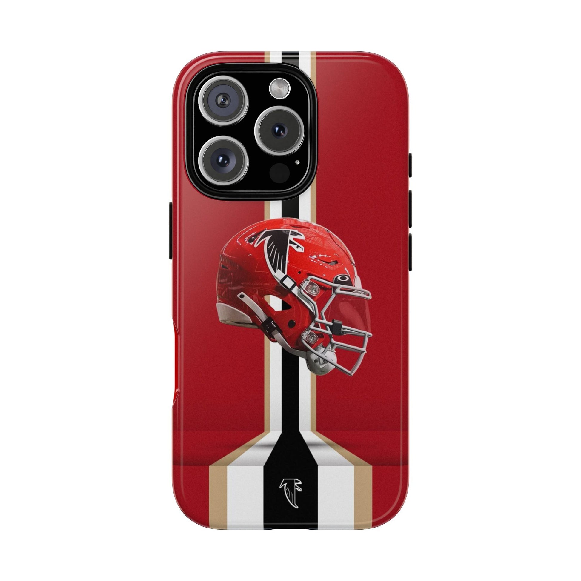Atlanta Falcons Football Helmet Logo Tough Cases for iPhones, Samsung, and Pixel