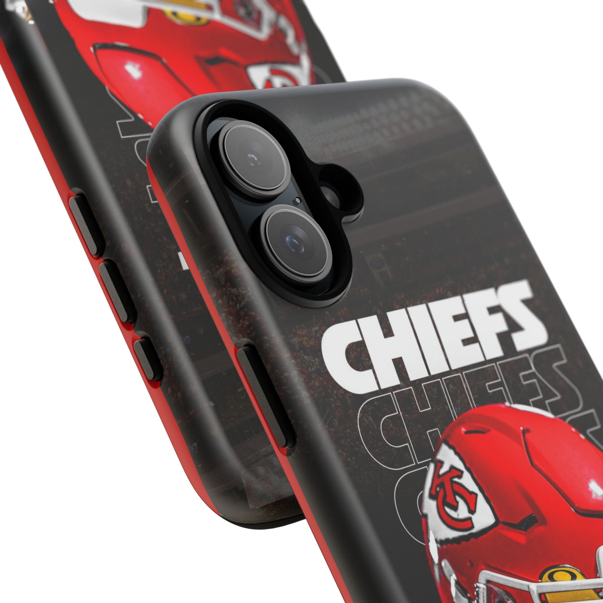 Kansas City Chiefs Football Helmet Logo Tough Cases for iPhones, Samsung, and Pixel