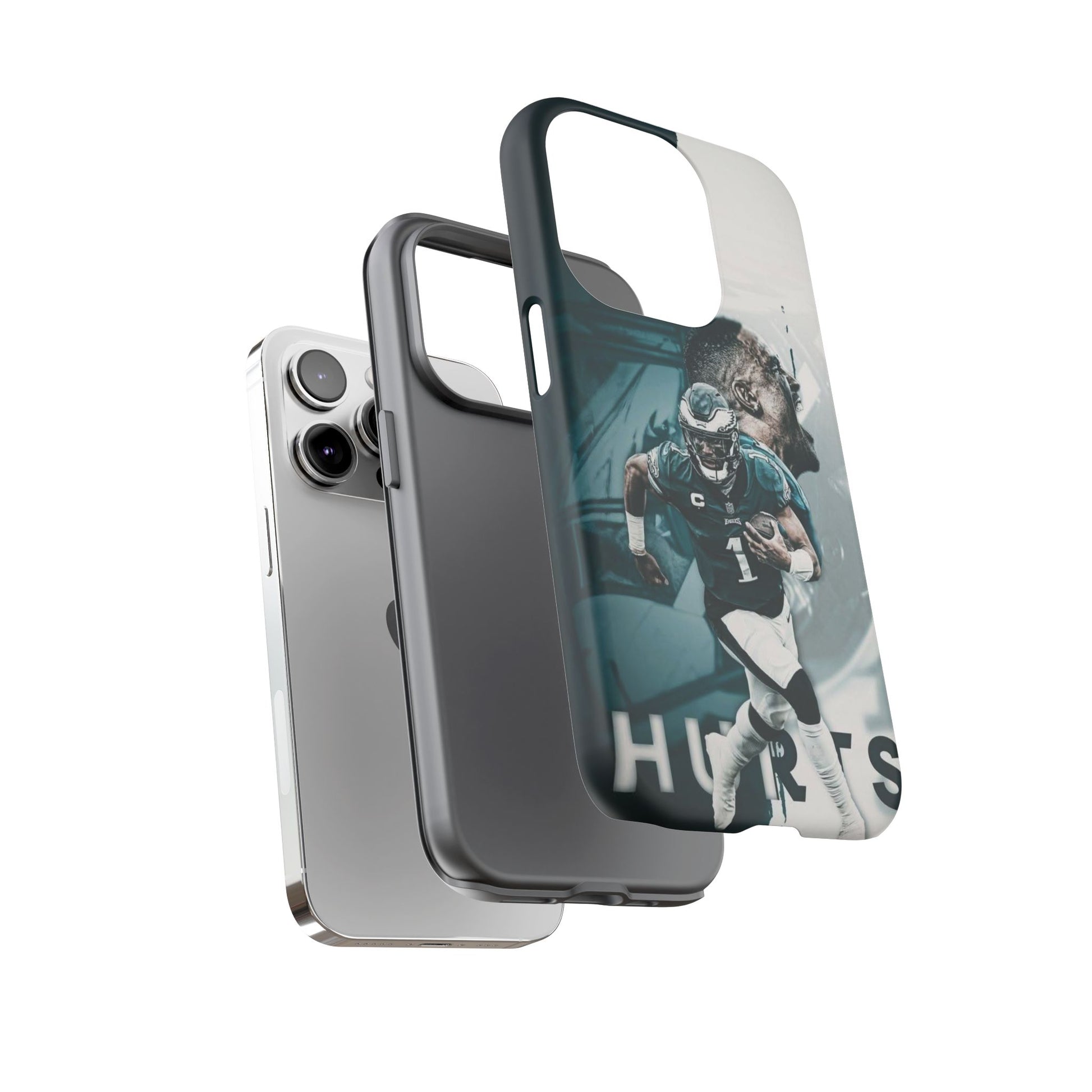 Jalen Hurts Eagles Football Tough Cases for iPhones, Samsung, and Pixel