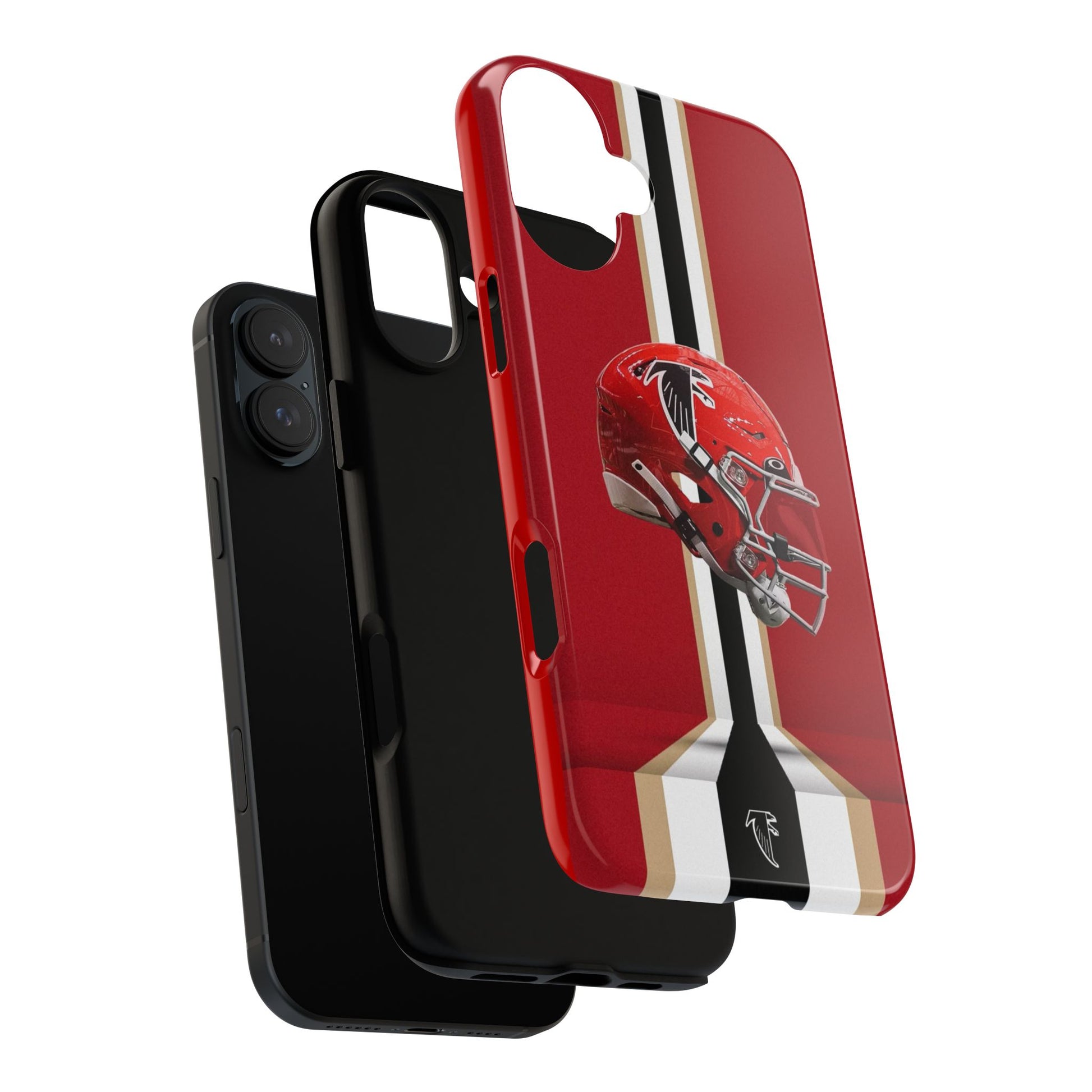 Atlanta Falcons Football Helmet Logo Tough Cases for iPhones, Samsung, and Pixel