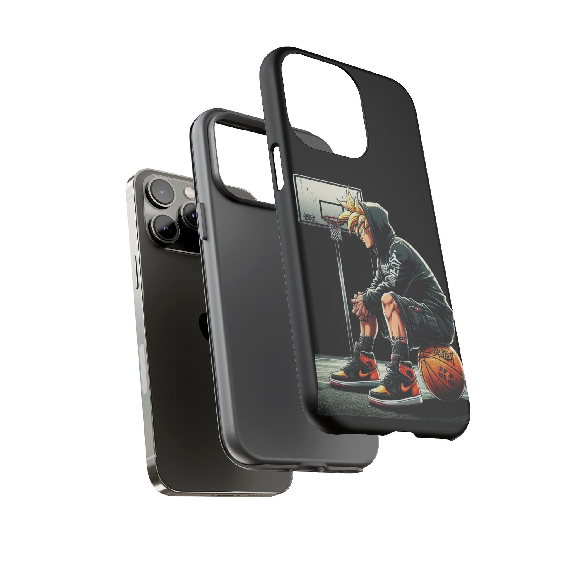 Son Goku Basketball Tough Cases for iPhones, Samsung, and Pixel