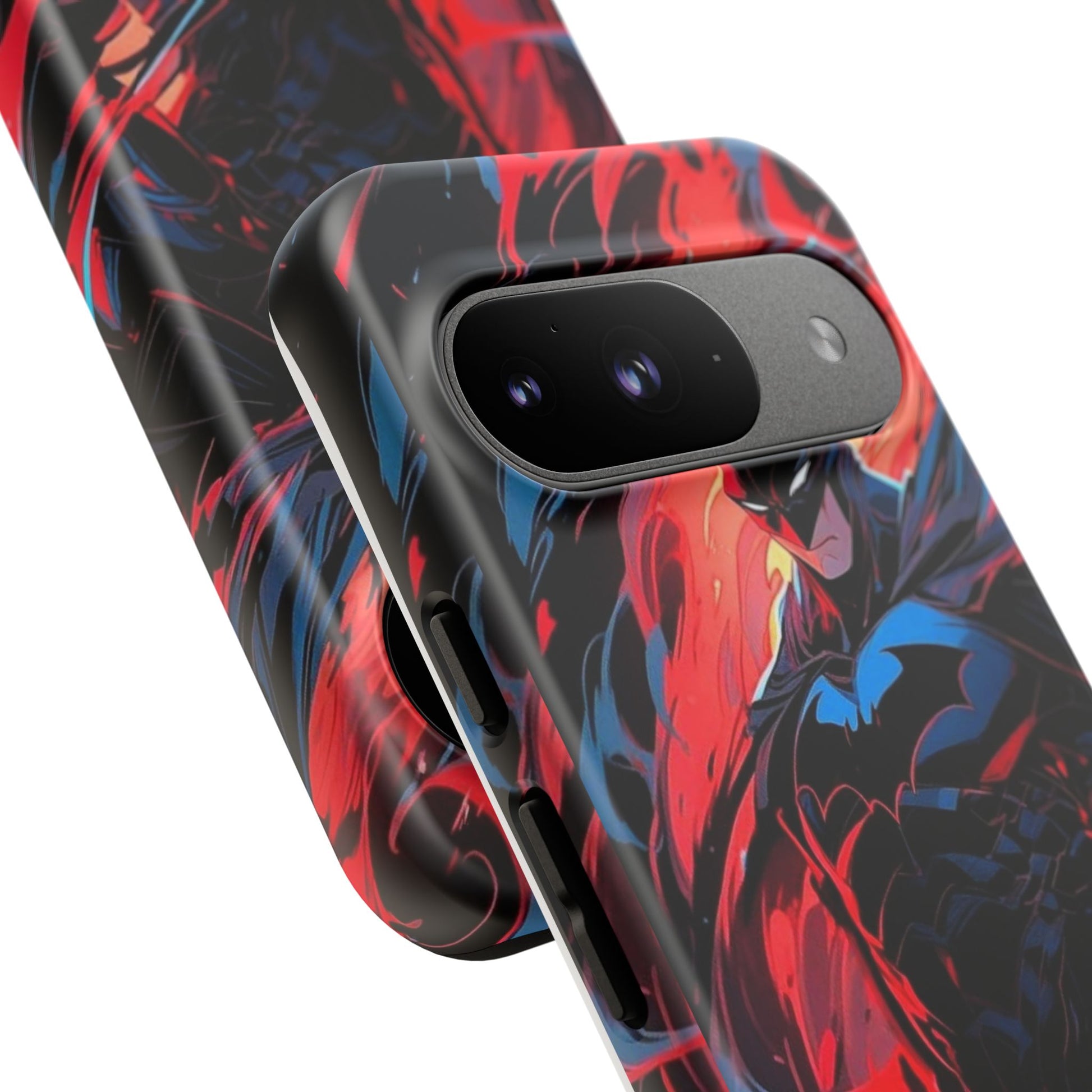 The Dark Knight Batman Art Tough Cases for iPhones, Samsung, and Pixel