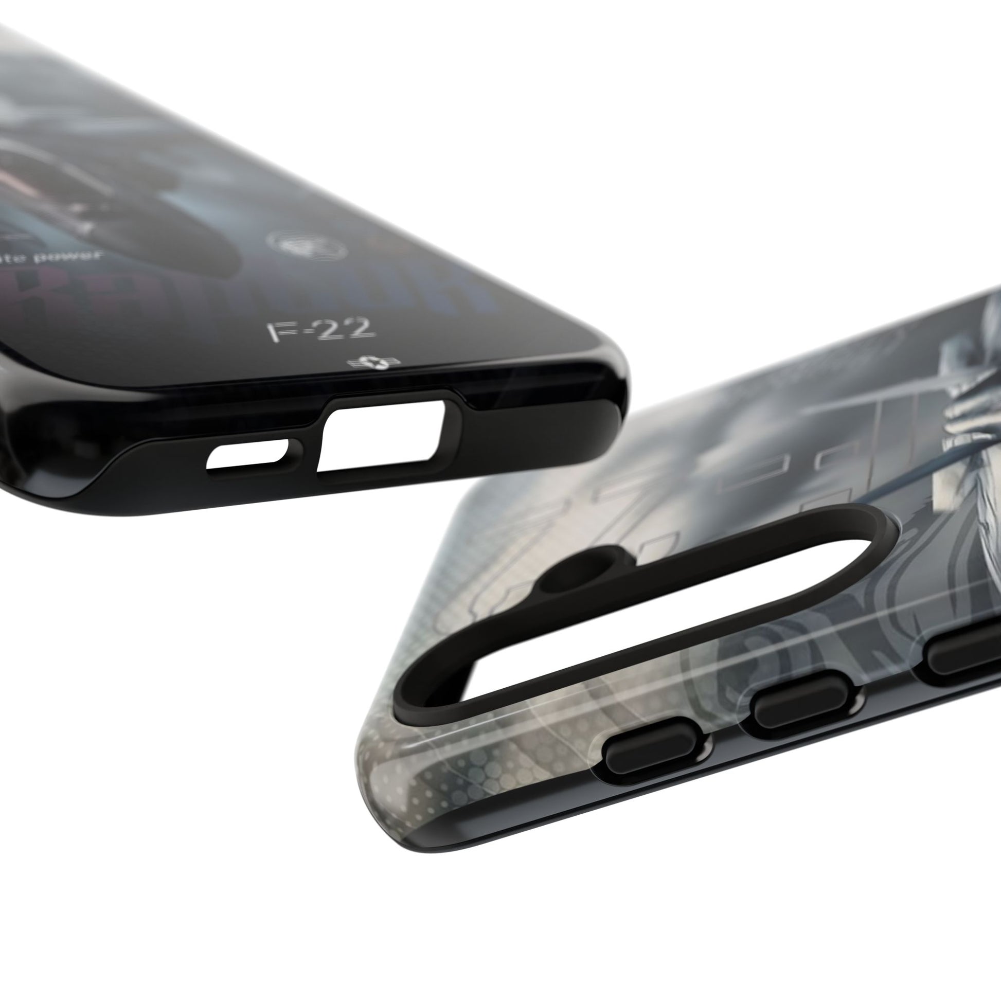 F-22 Raptor Fighter Jet Tough Cases for iPhones, Samsung, and Pixel