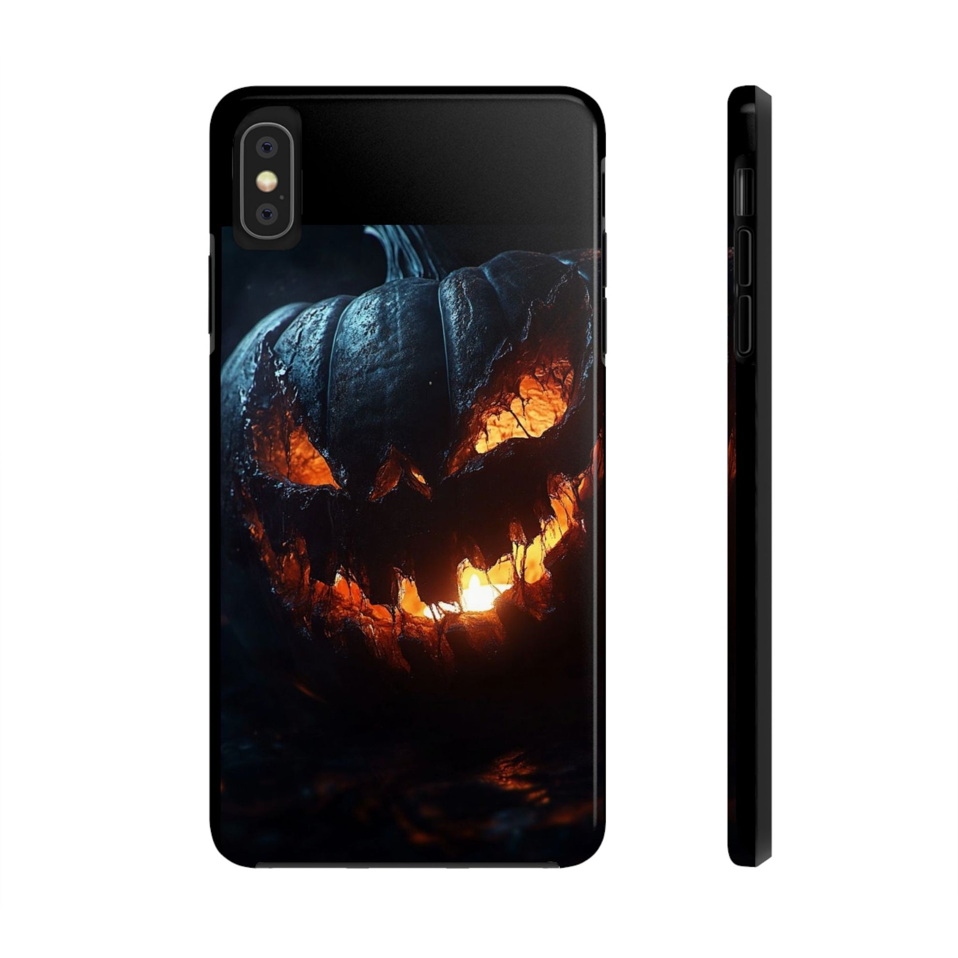 Scary Pumpkin Halloween Theme Phone Cases for iPhones & Samsung Phones