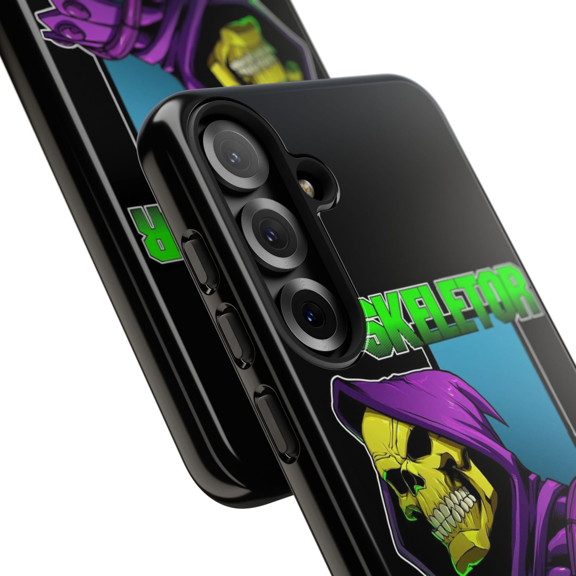 Skeletor Tough Cases for iPhones, Samsung, and Pixel