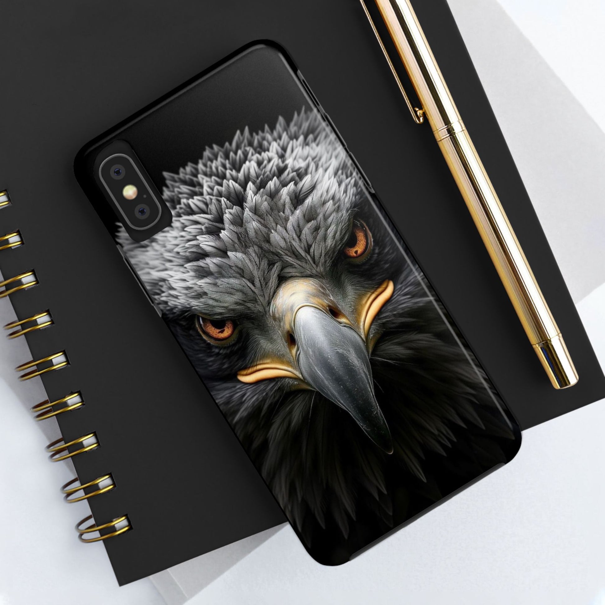 Mean Eagle Stare Theme Phone Cases for iPhones & Samsung Phones