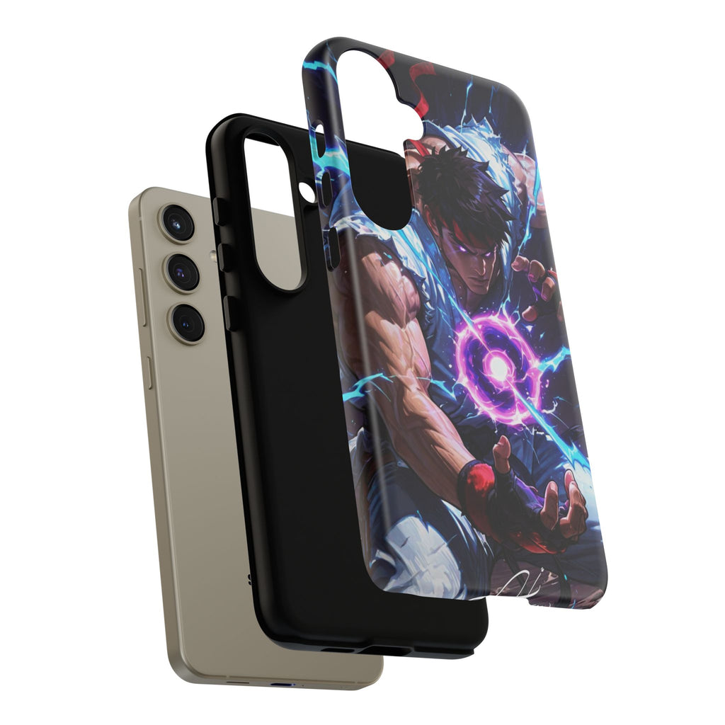 Street Fighter Ryu Gamer Art Tough Cases for iPhones, Samsung, and Pixel