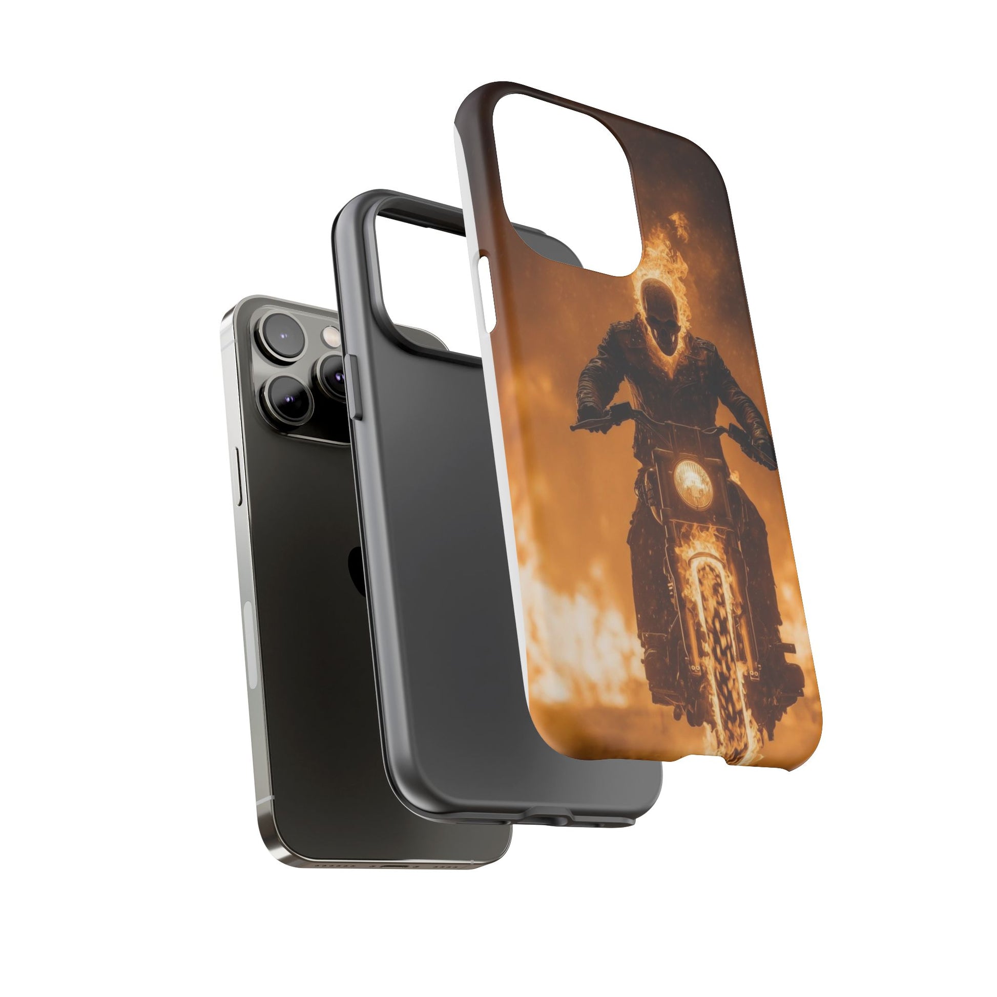 Marvel's Ghostrider Tough Cases for iPhones, Samsung, and Pixel