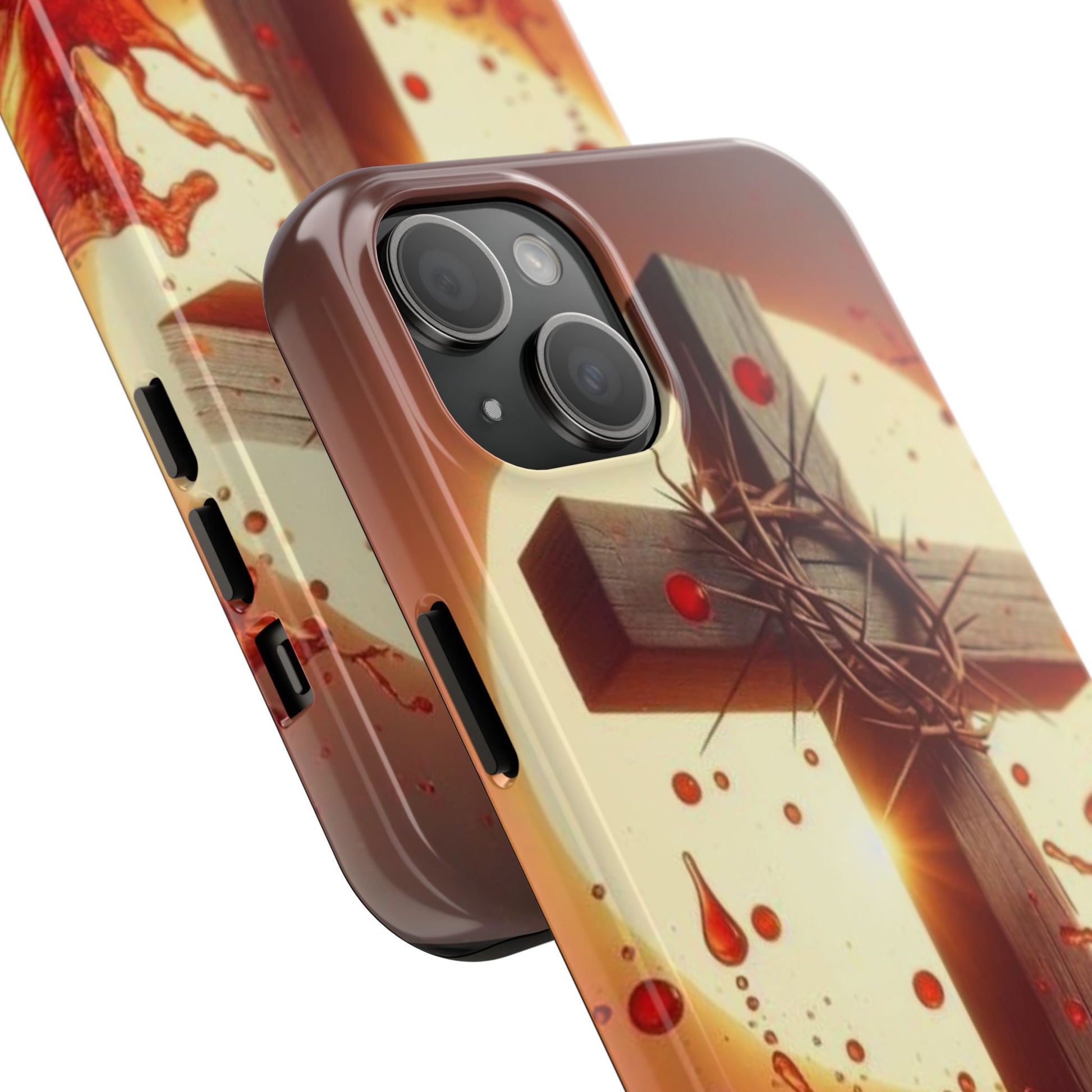 Blood of Christ Christian Theme Phone Cases for iPhones & Samsung Phones