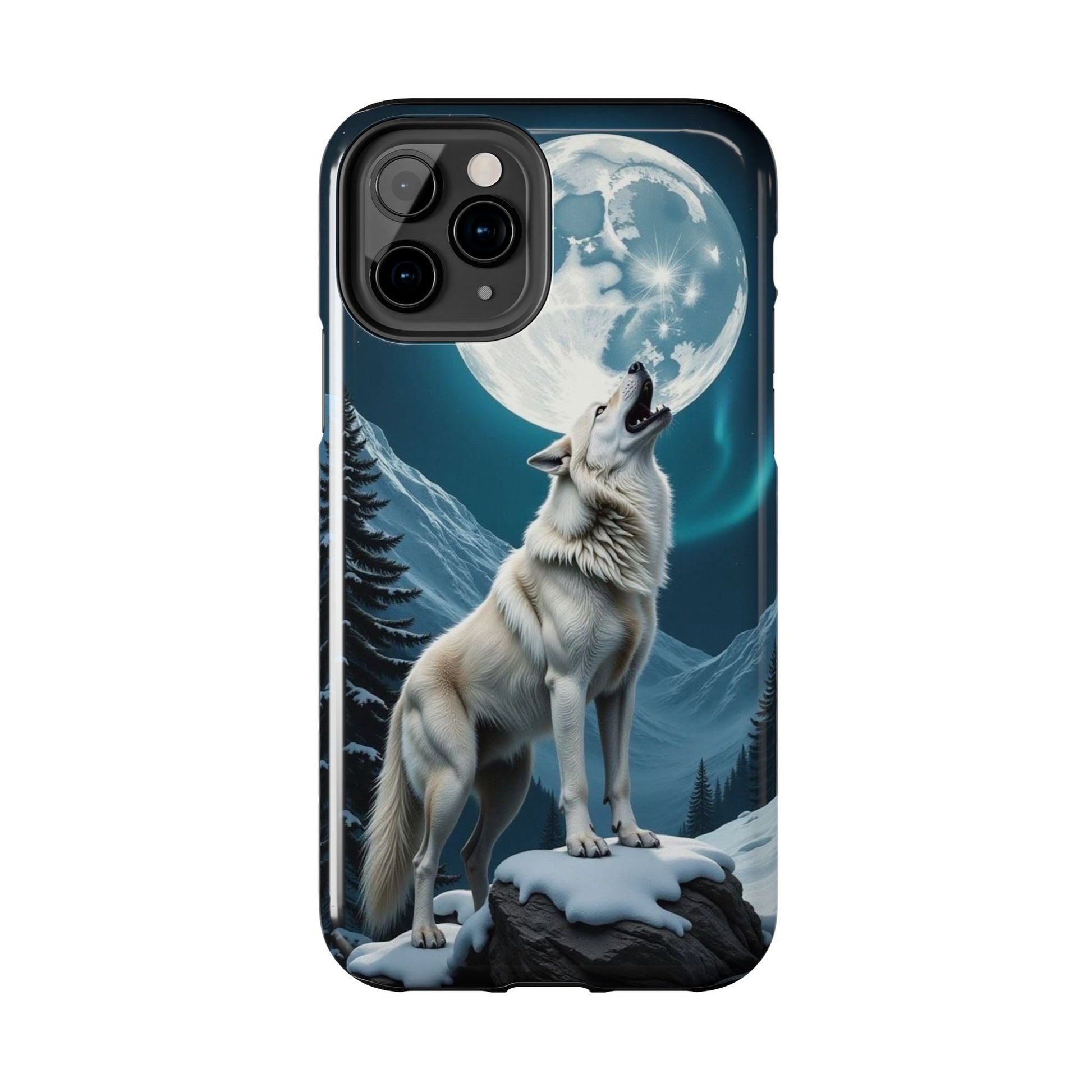 Howling Wolf Theme Phone Cases for iPhones & Samsung Phones