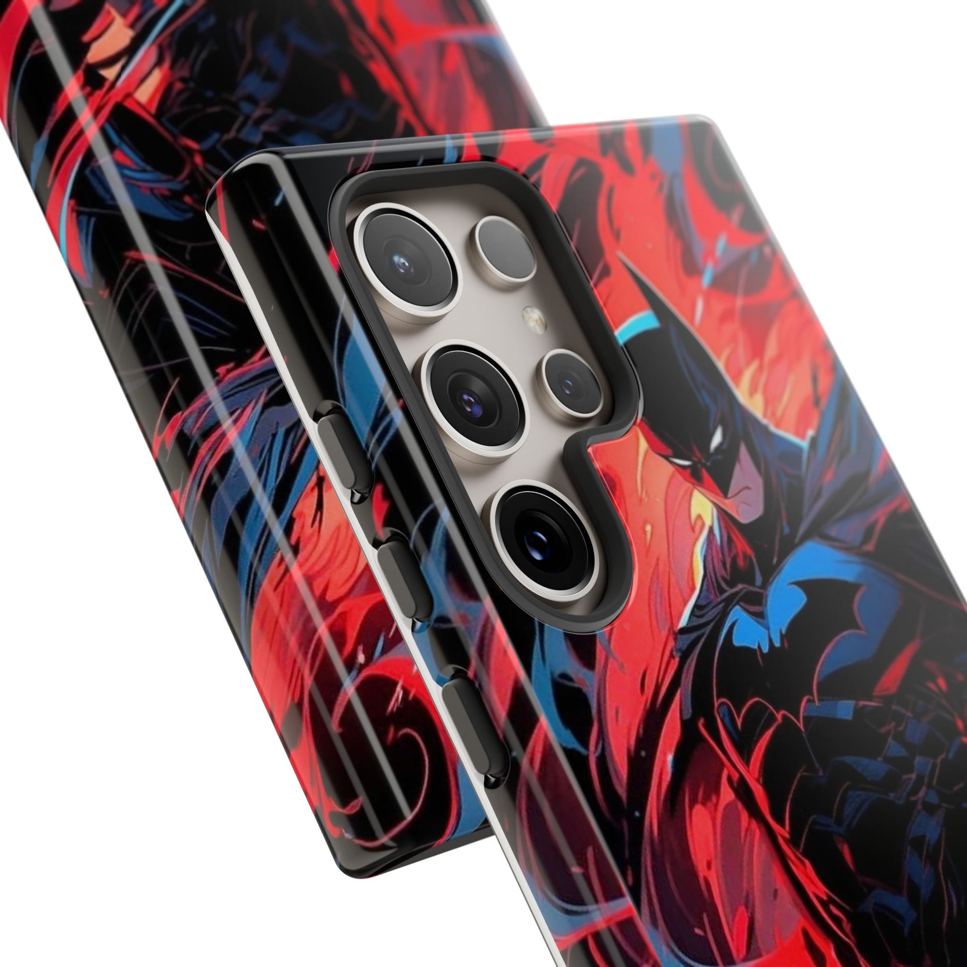 The Dark Knight Batman Art Tough Cases for iPhones, Samsung, and Pixel