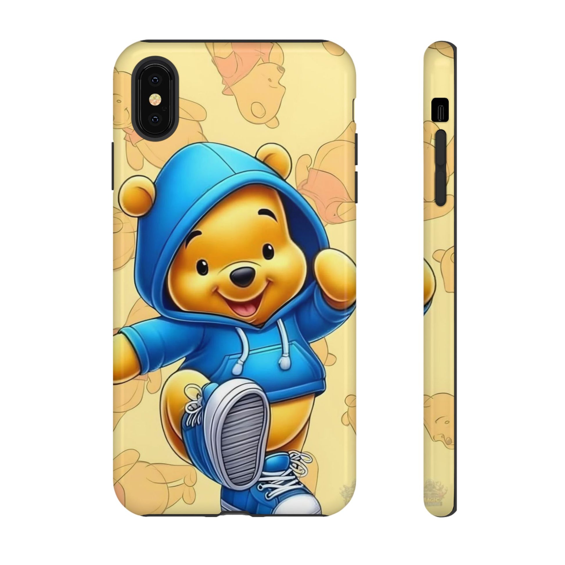 Cute Pooh Bear Phone Case, Tough Case