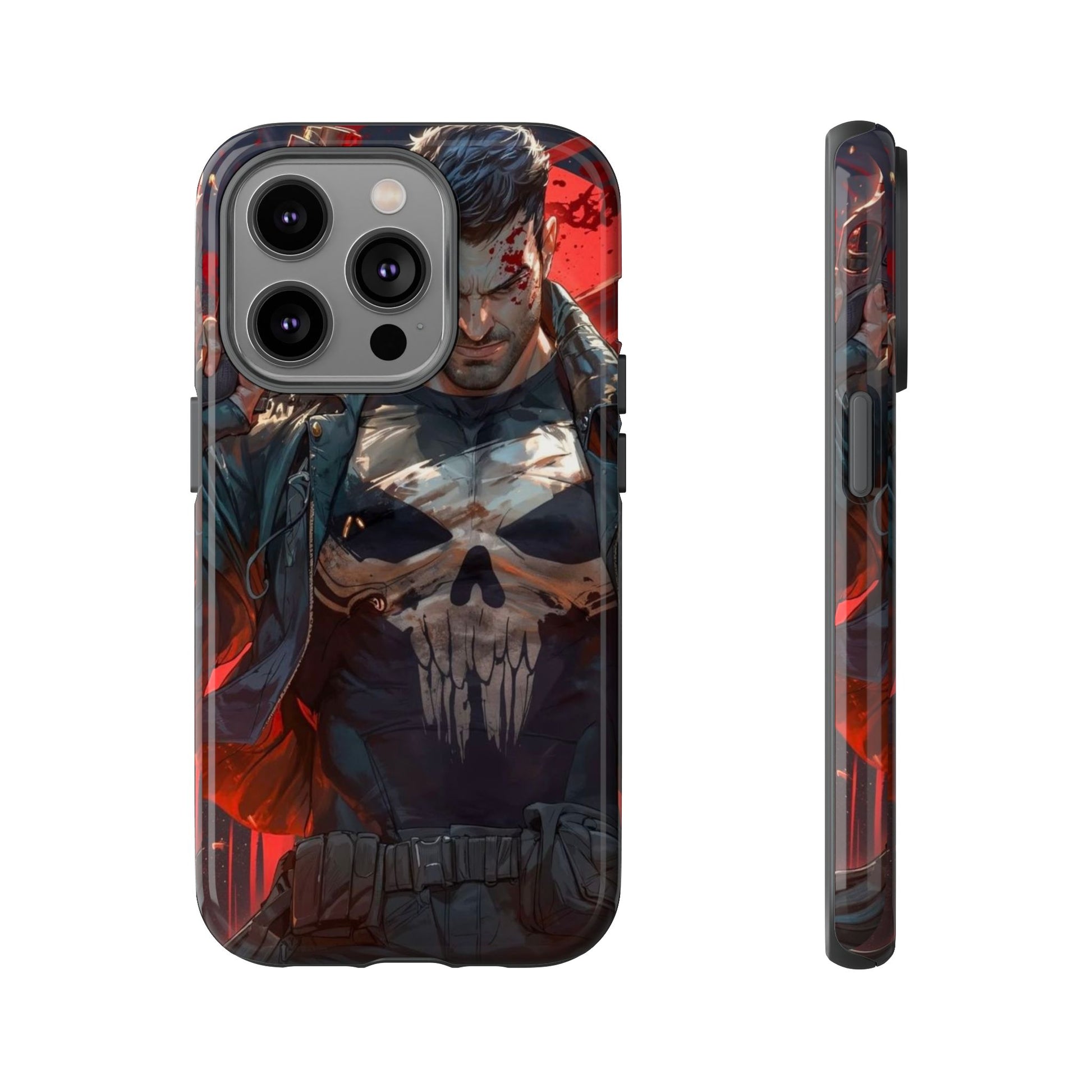 Punisher Tough Cases for iPhones, Samsung, and Pixel
