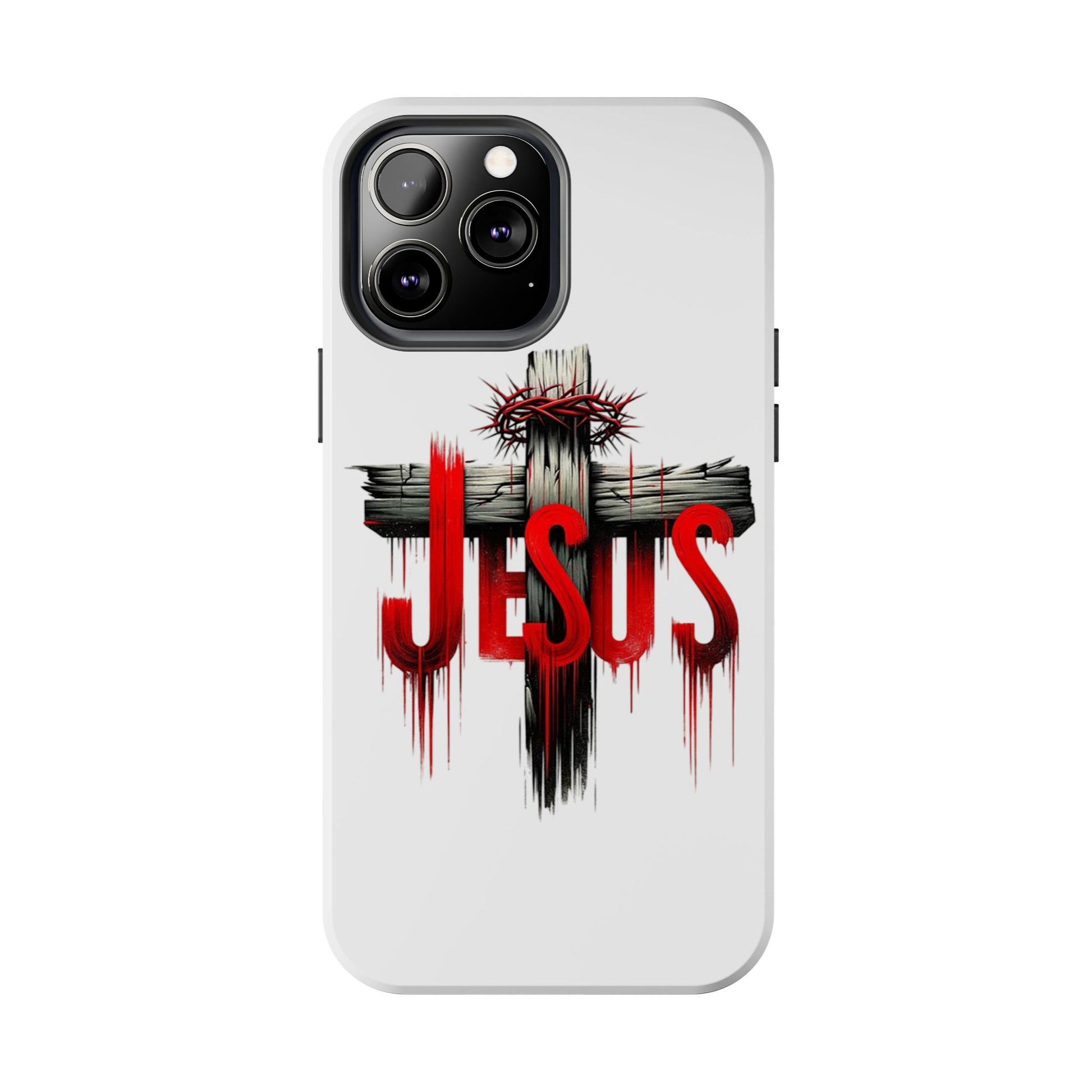 Jesus Cross and Crown Christian Theme Phone Cases for iPhones & Samsung Phones
