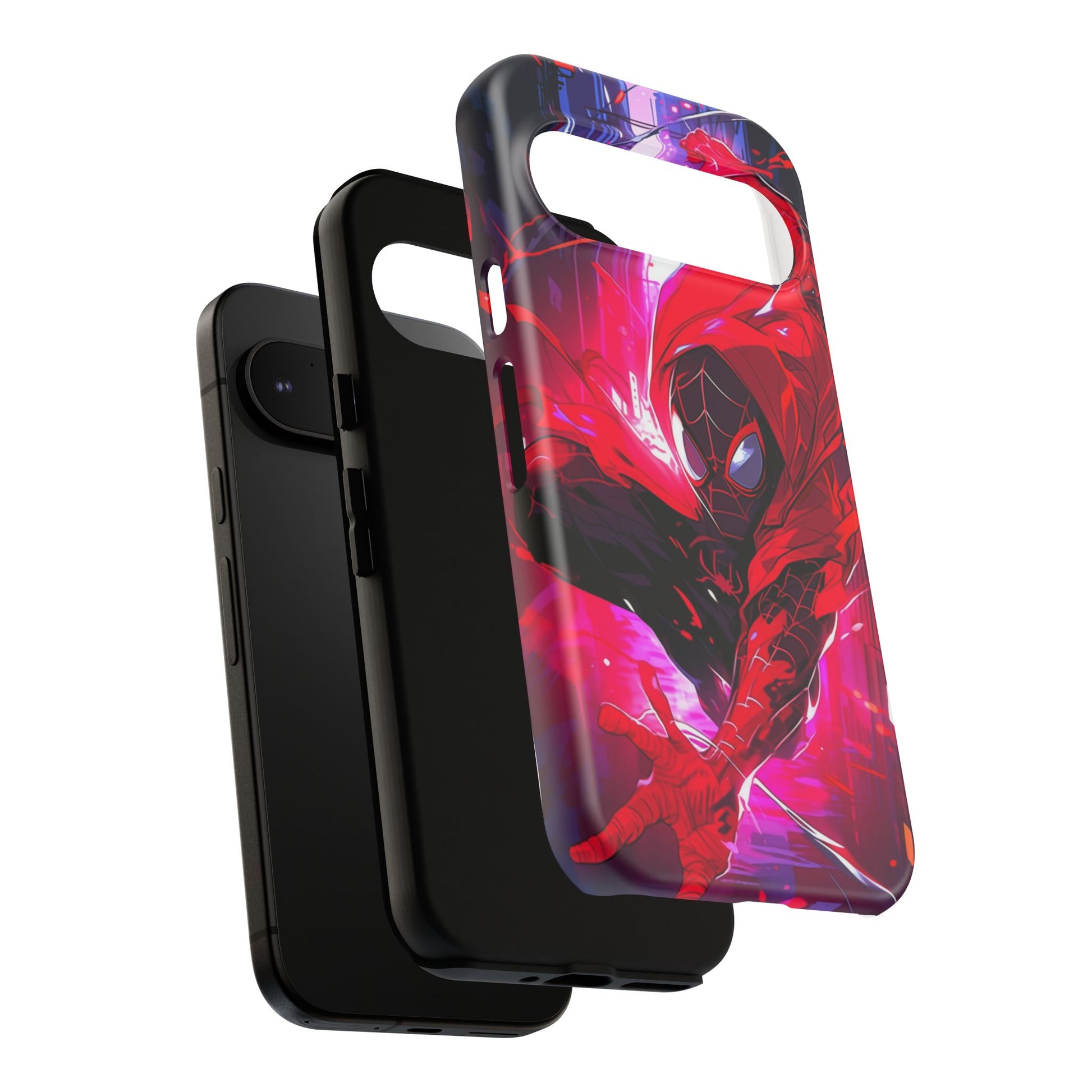 Miles Morales Spiderman Phone Case, Tough Cases for iPhones, Samsung, and Pixel