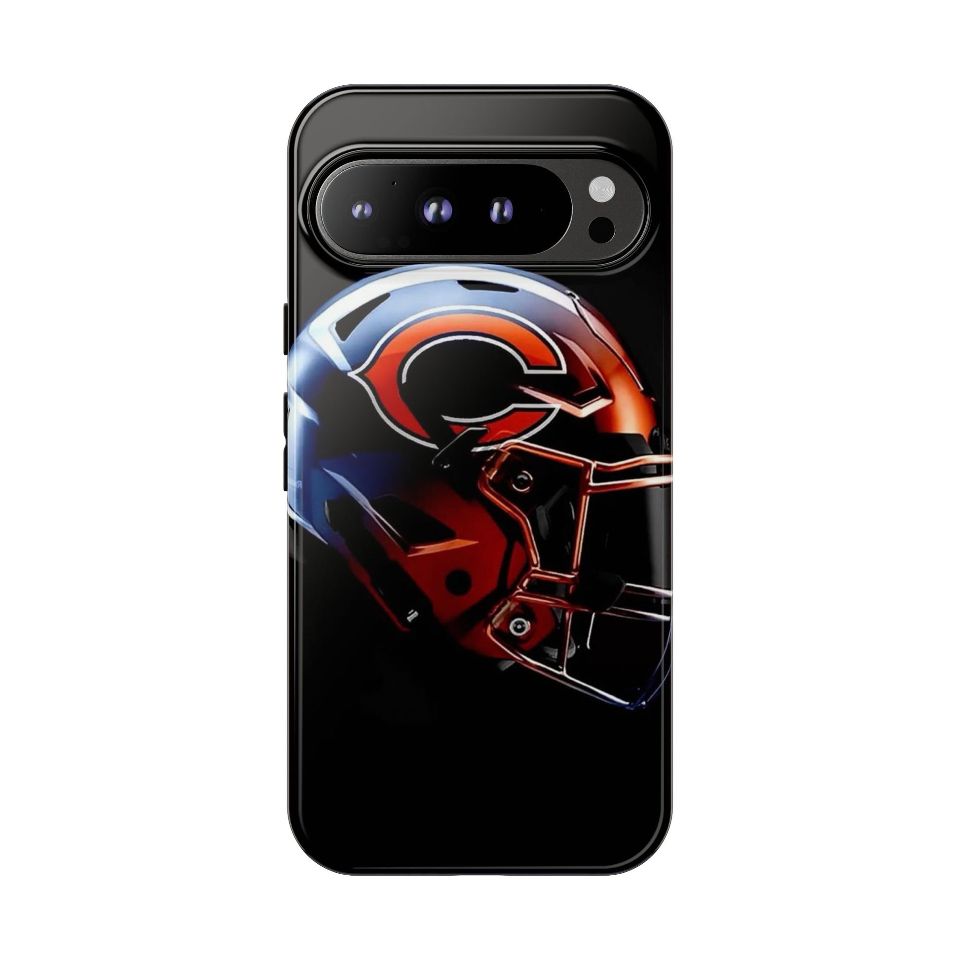 Football Helmet Chicago Bears Phone Case, Tough Cases for iPhones, Samsung, and Pixel