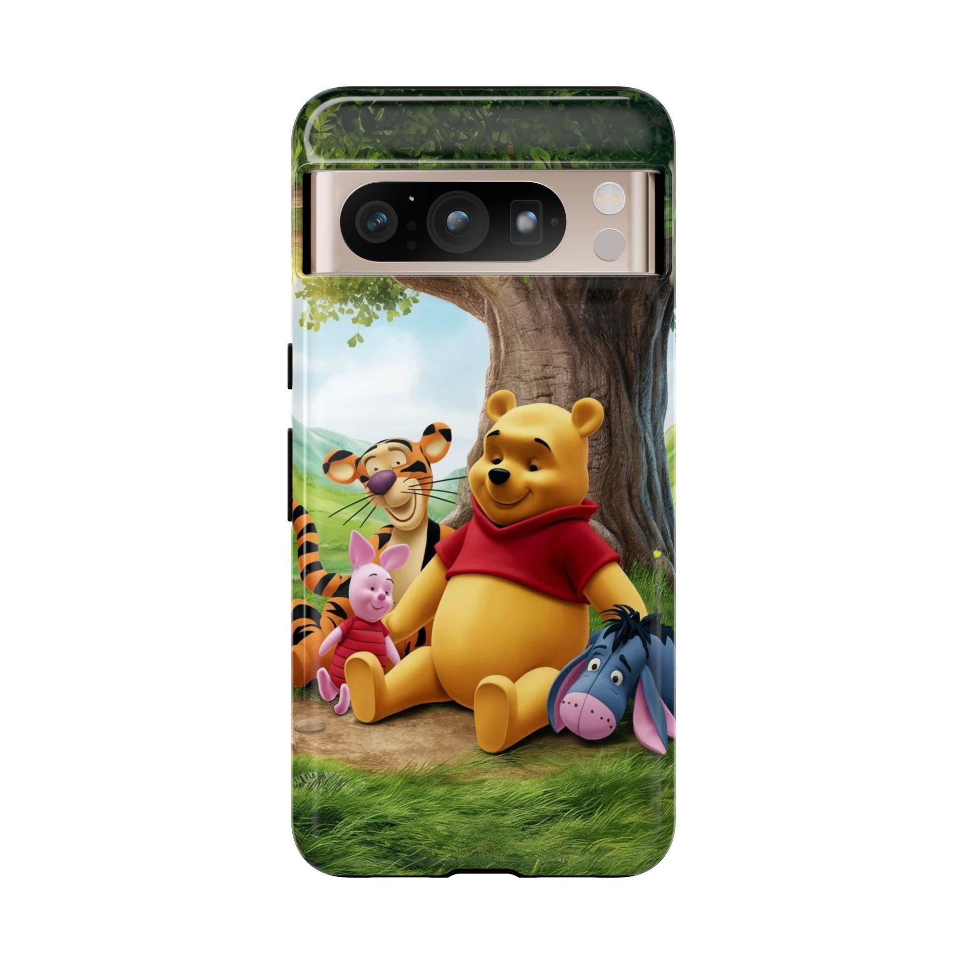 Cute Pooh Bear Phone Case, Tough Cases, Disney Phone for iPhones, Samsung, and Pixel