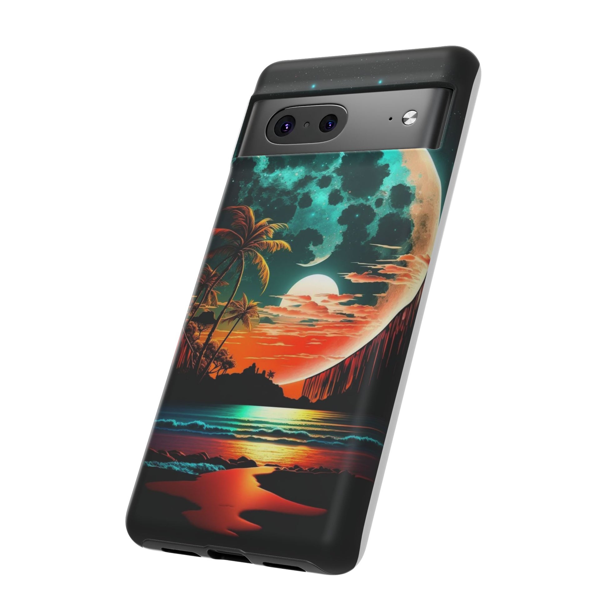 Fantasy Beach Sunset Landscape Phone Case for iPhone, Samsung Galaxy, & Pixel Phones