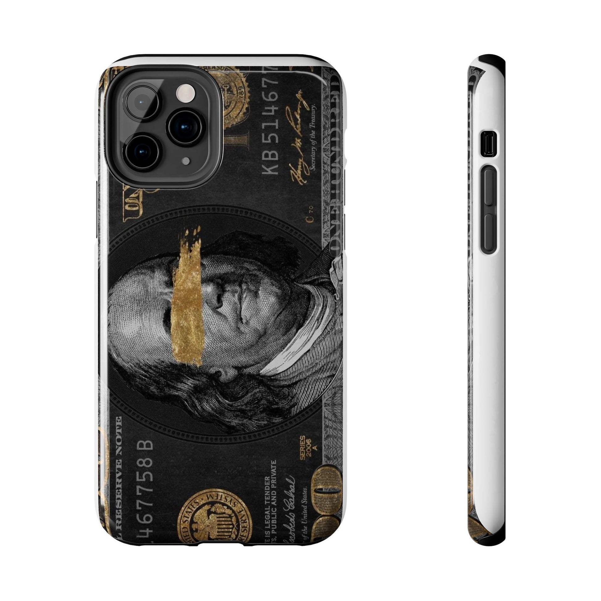 Hundred Dollar Bill Phone Cases for Iphones & Samsung Durable
