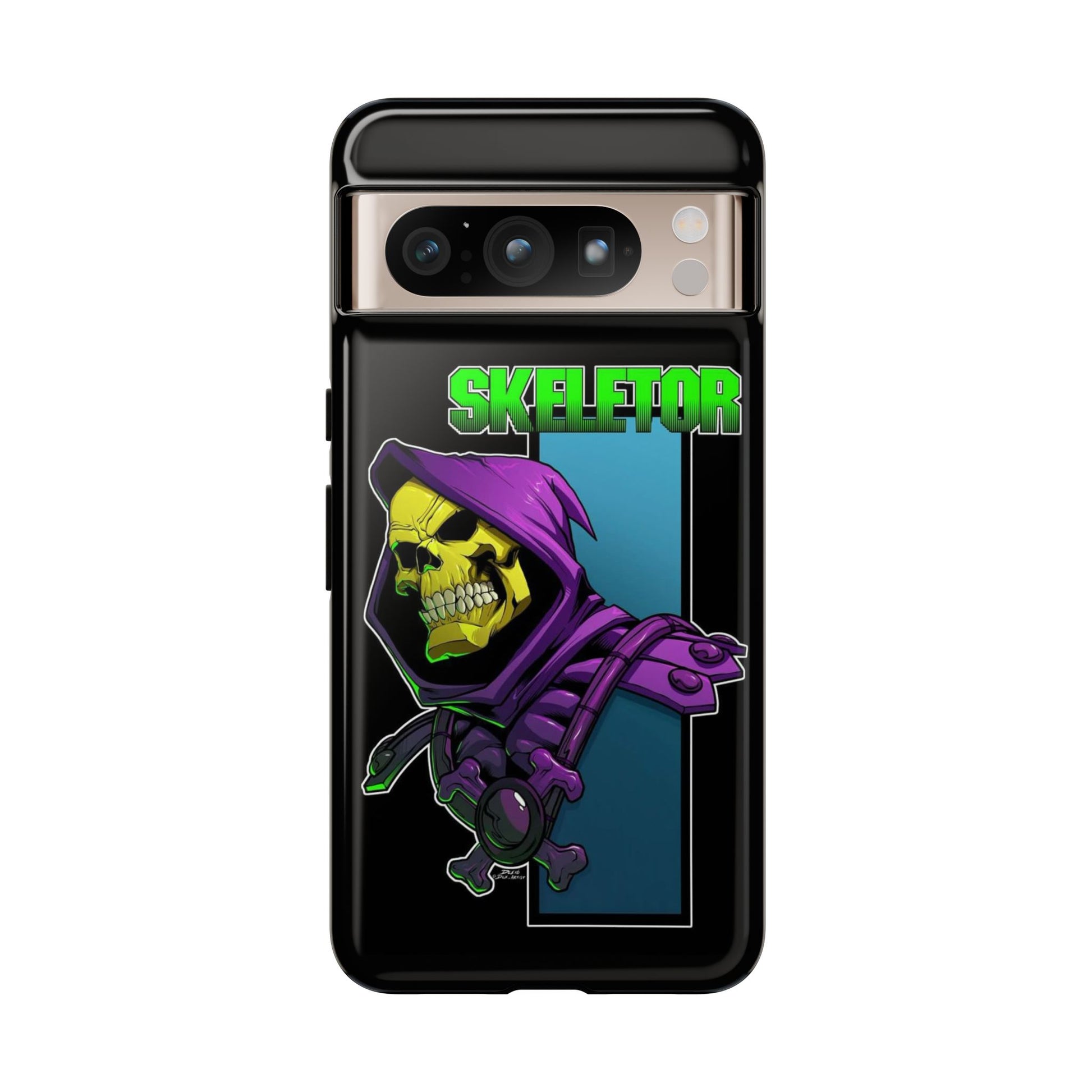 Skeletor Tough Cases for iPhones, Samsung, and Pixel