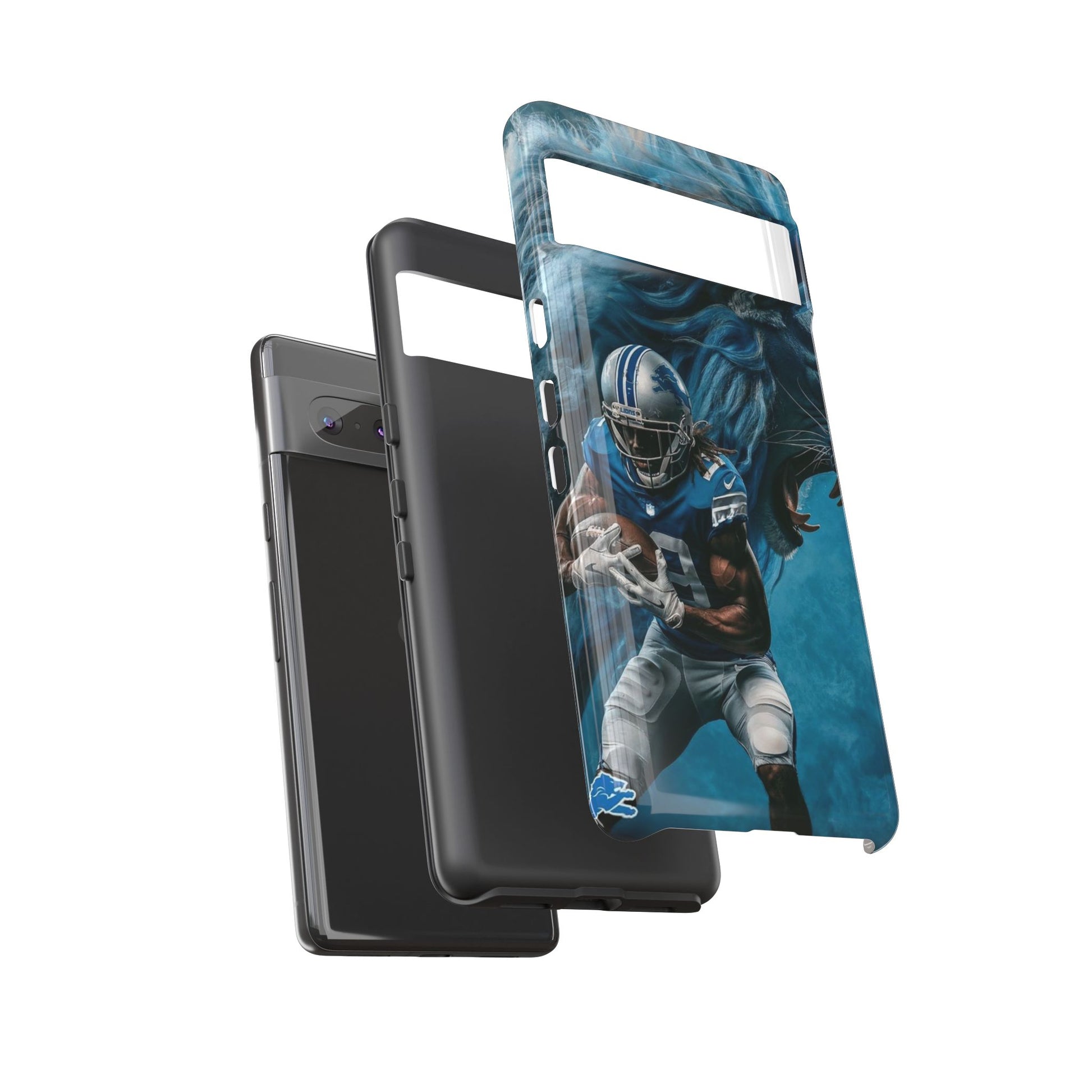 Detroit Lions Player Football Phone Case, Tough Cases for iPhones, Samsung, and Pixel