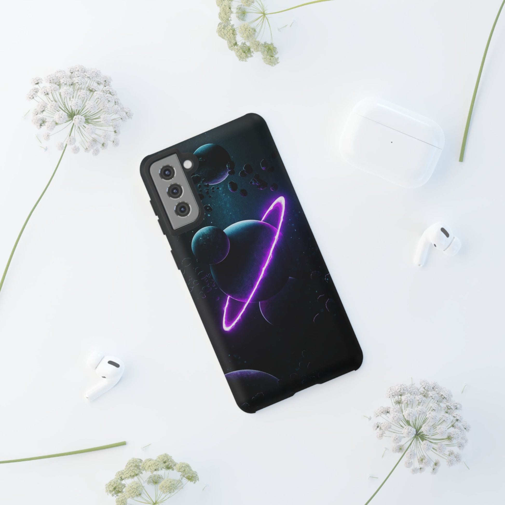 Space Themed Tough Cases for iPhones, Samsung, and Pixel