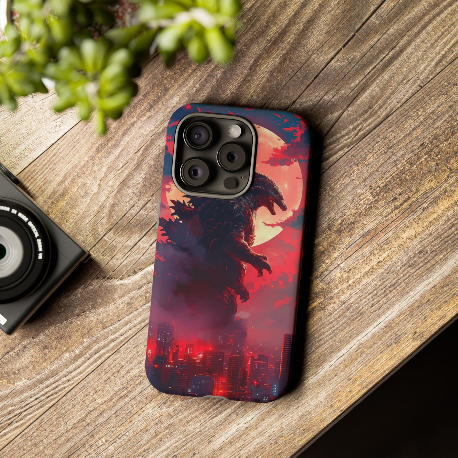 King of Monsters Godzilla Tough Phone Cases for iPhones, Samsung, and Pixel