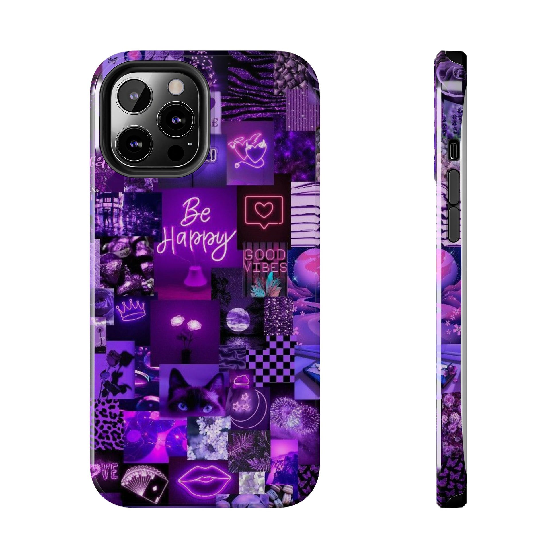 Be Happy Themed Tough Phone Cases for Iphones & Samsung Phones