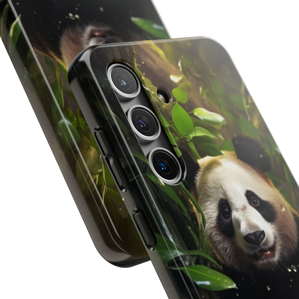 Smiling Panda Theme Phone Cases for iPhones & Samsung Phones