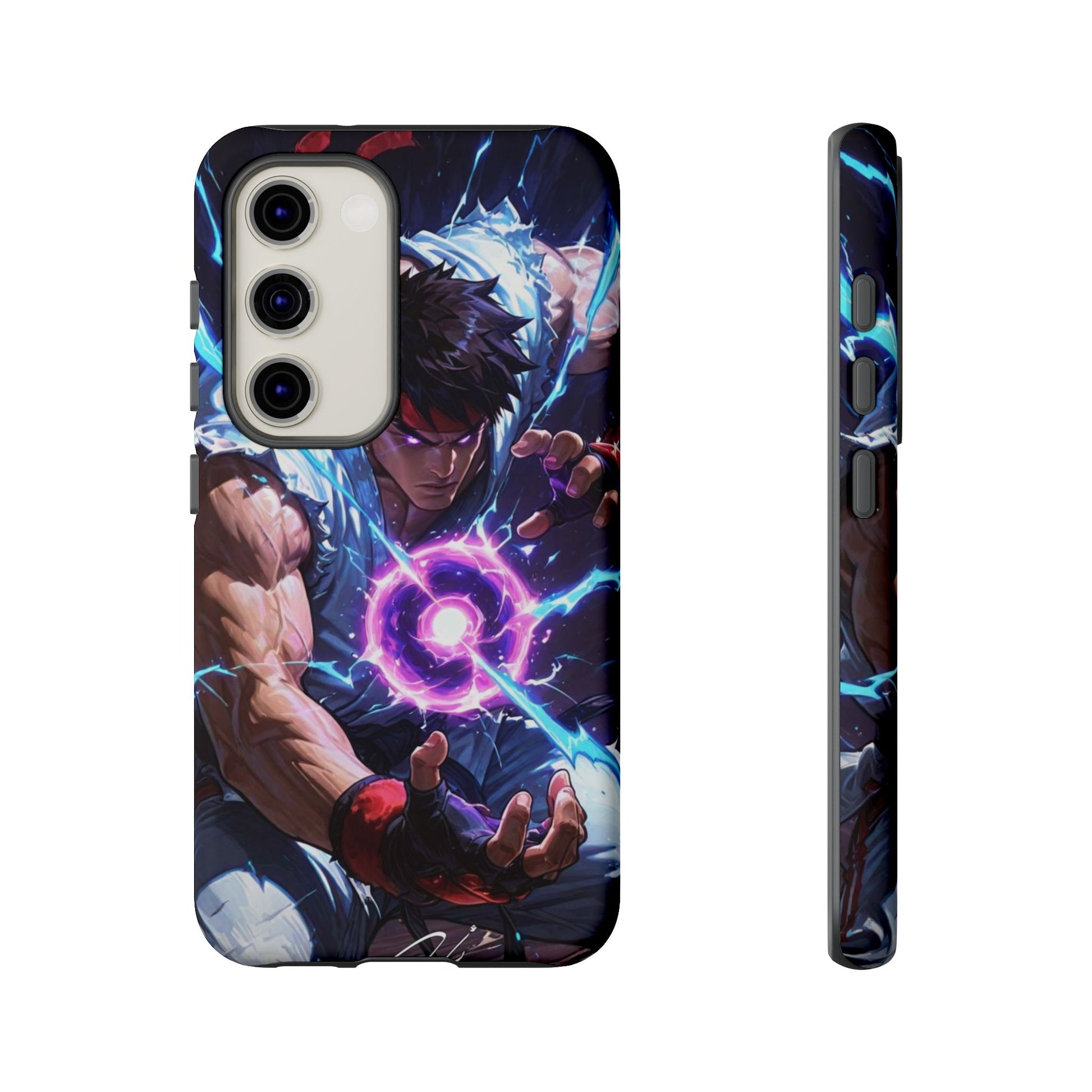Street Fighter Ryu Gamer Art Tough Cases for iPhones, Samsung, and Pixel