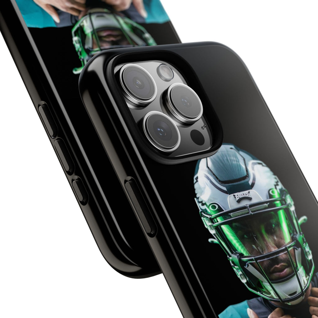 Eagles Football Jalen Hurts Tough Cases for iPhones, Samsung, and Pixel