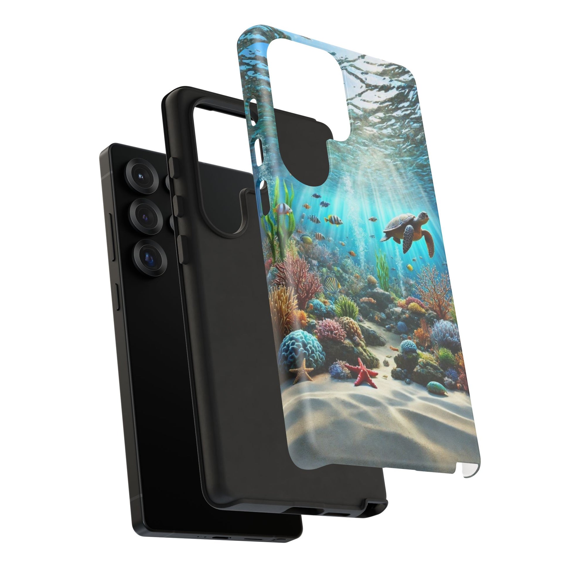 Under Sea Landscape Tough Cases for iPhones, Samsung, and Pixel