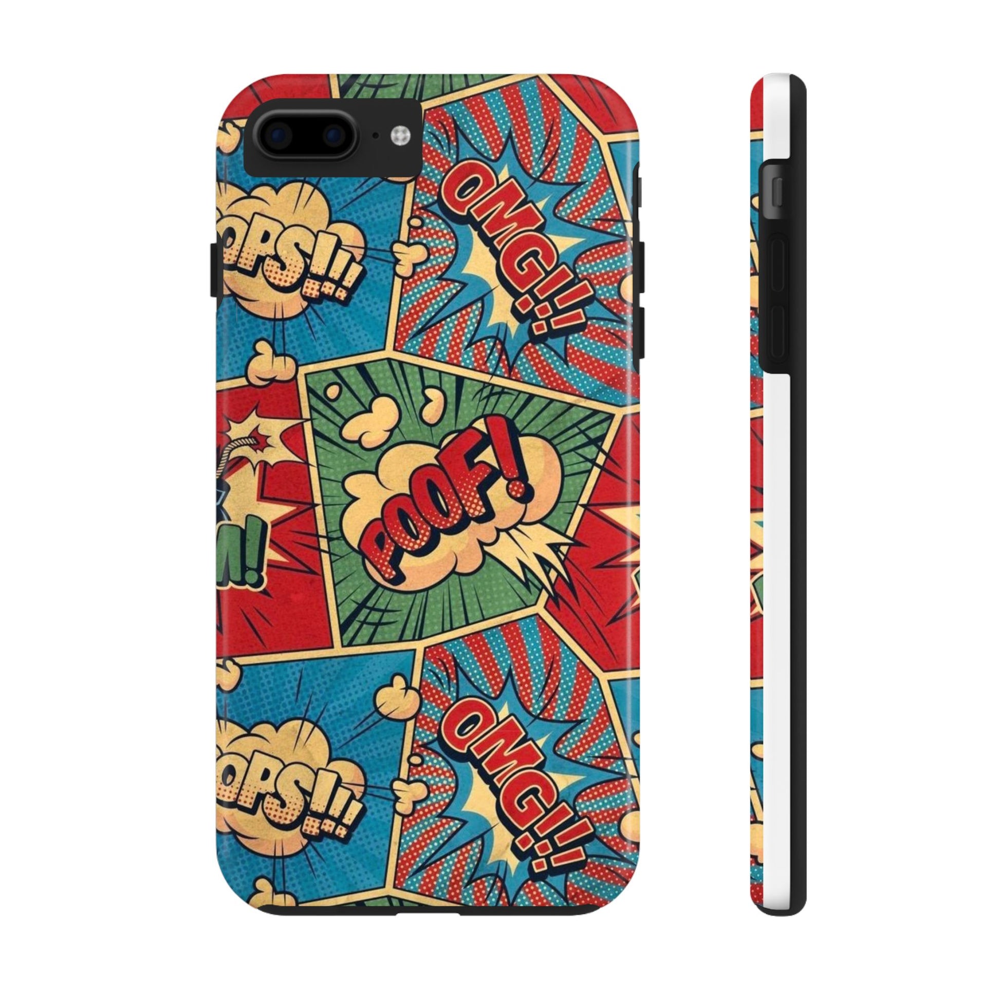 Comics Theme Tough Phone Cases for Iphones & Samsung Durable