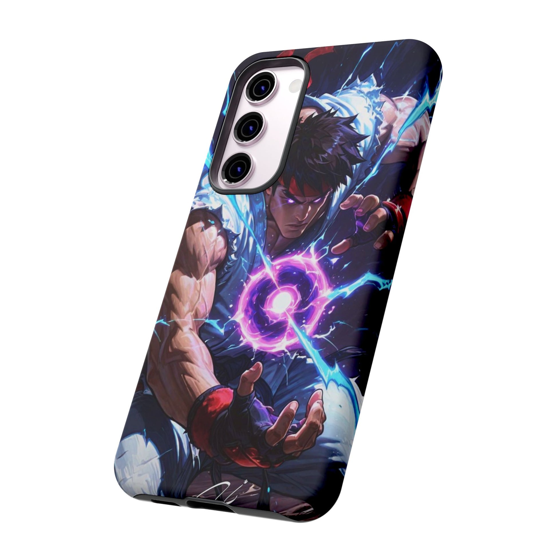 Street Fighter Ryu Gamer Art Tough Cases for iPhones, Samsung, and Pixel