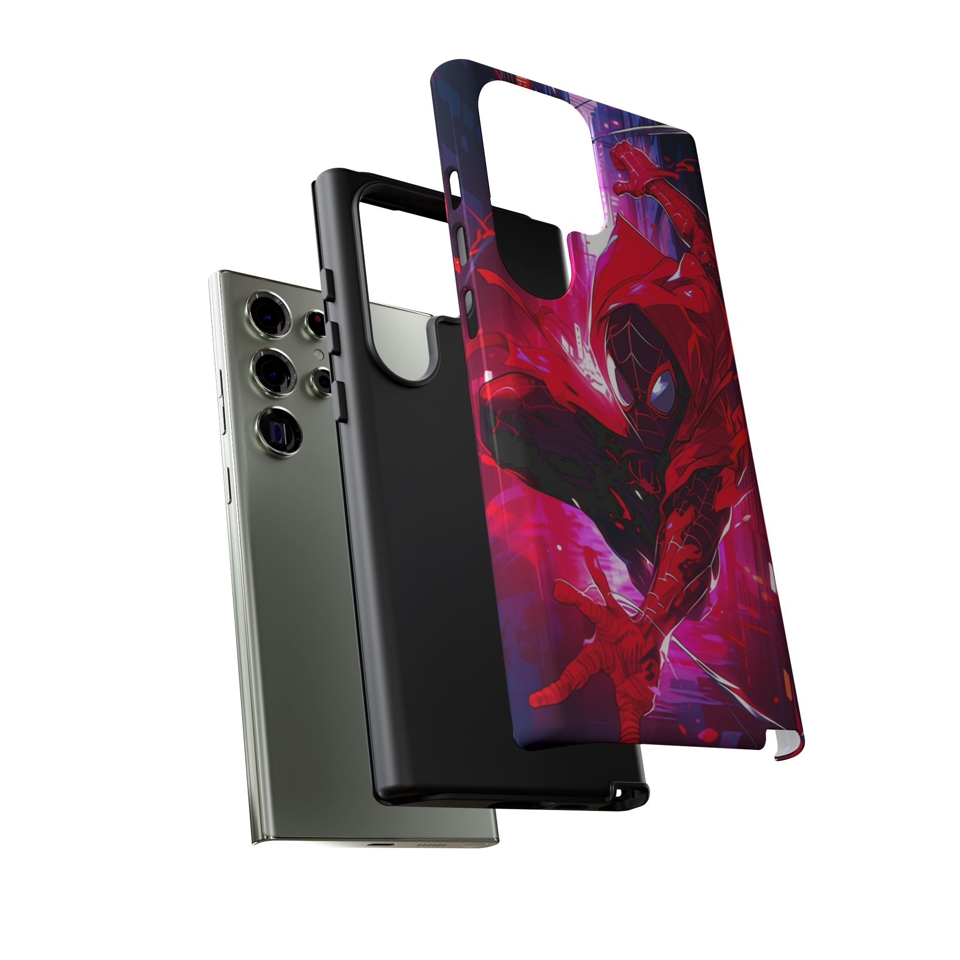 Miles Morales Spiderman Phone Case, Tough Cases for iPhones, Samsung, and Pixel