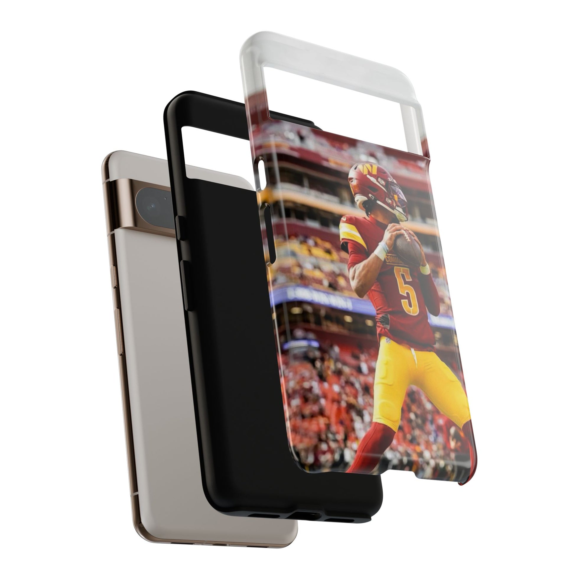 Jayden Daniels Washington Football Tough Cases for iPhones, Samsung, and Pixel