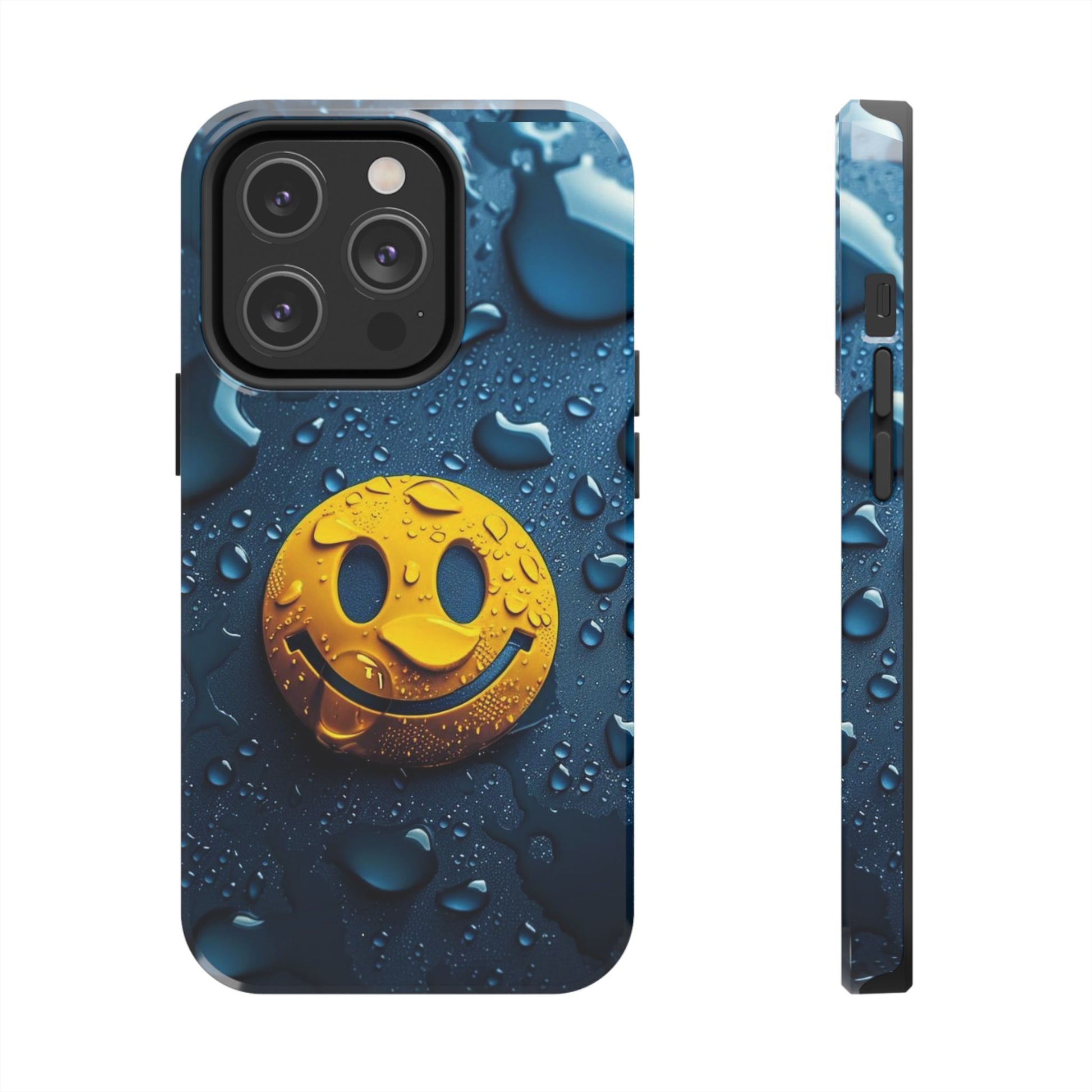 Be Happy Smiley Face Phone Cases for iPhones & Samsung Phones