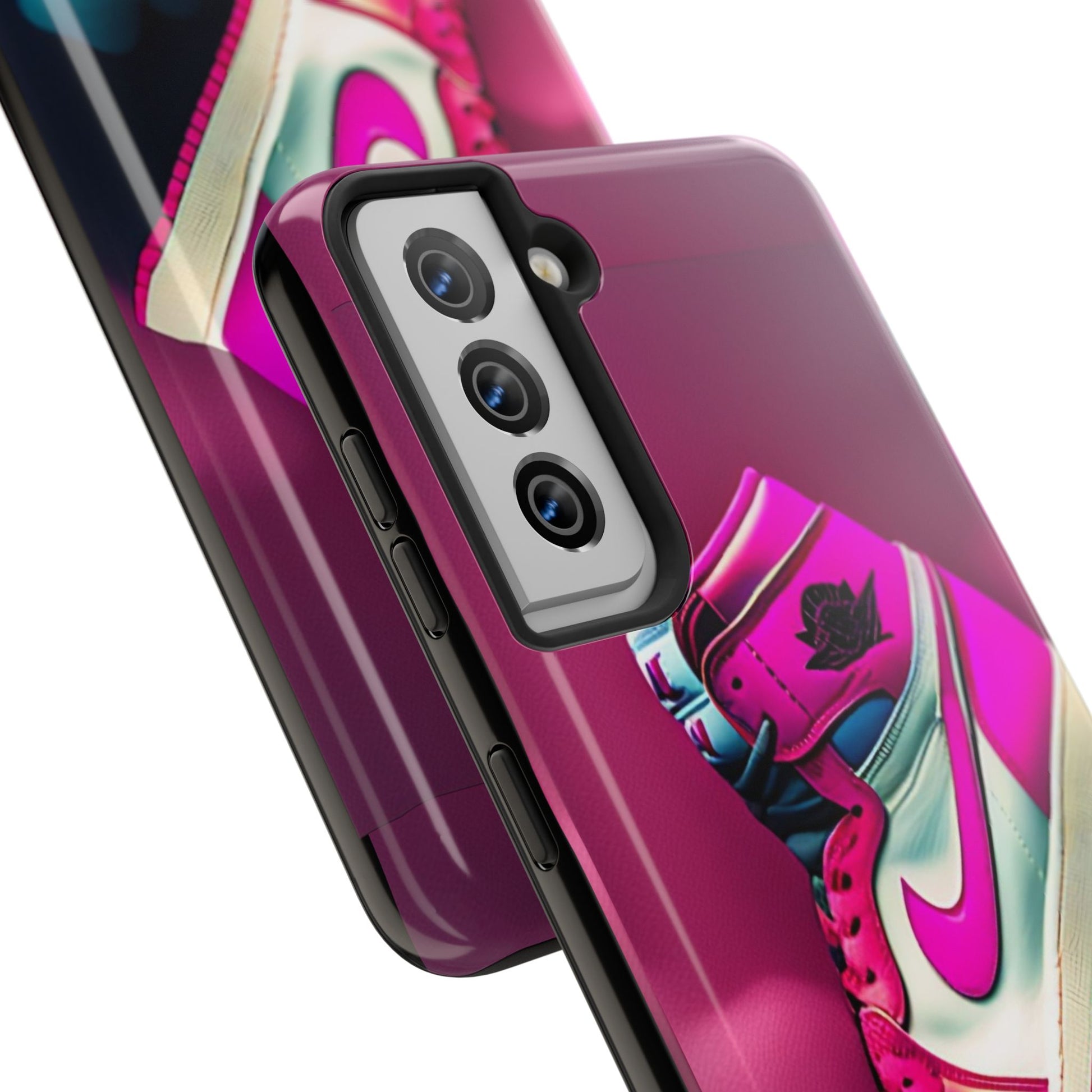 Pink Jordan Sneakers Phone Cases for iPhones & Samsung Phones