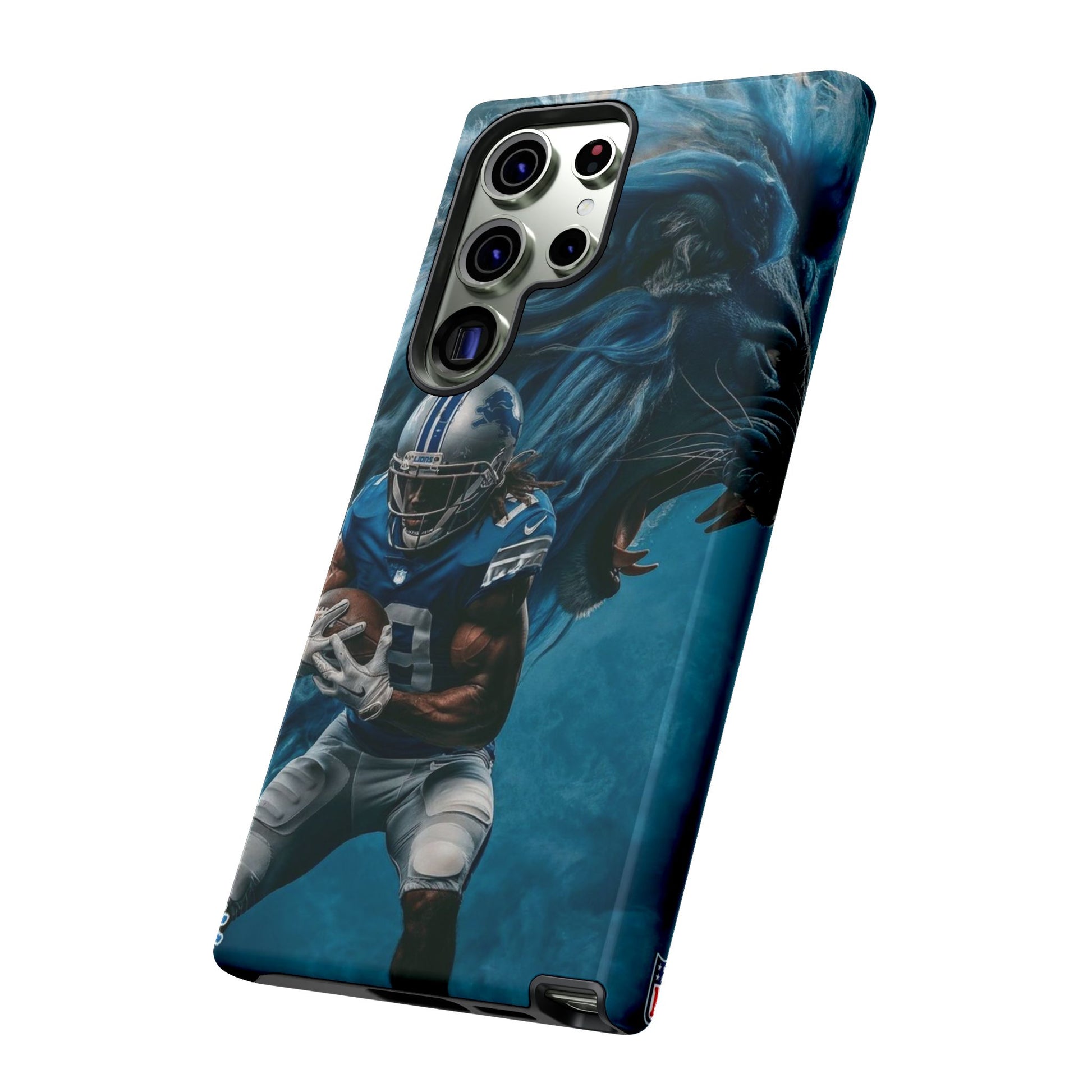 Detroit Lions Player Football Phone Case, Tough Cases for iPhones, Samsung, and Pixel